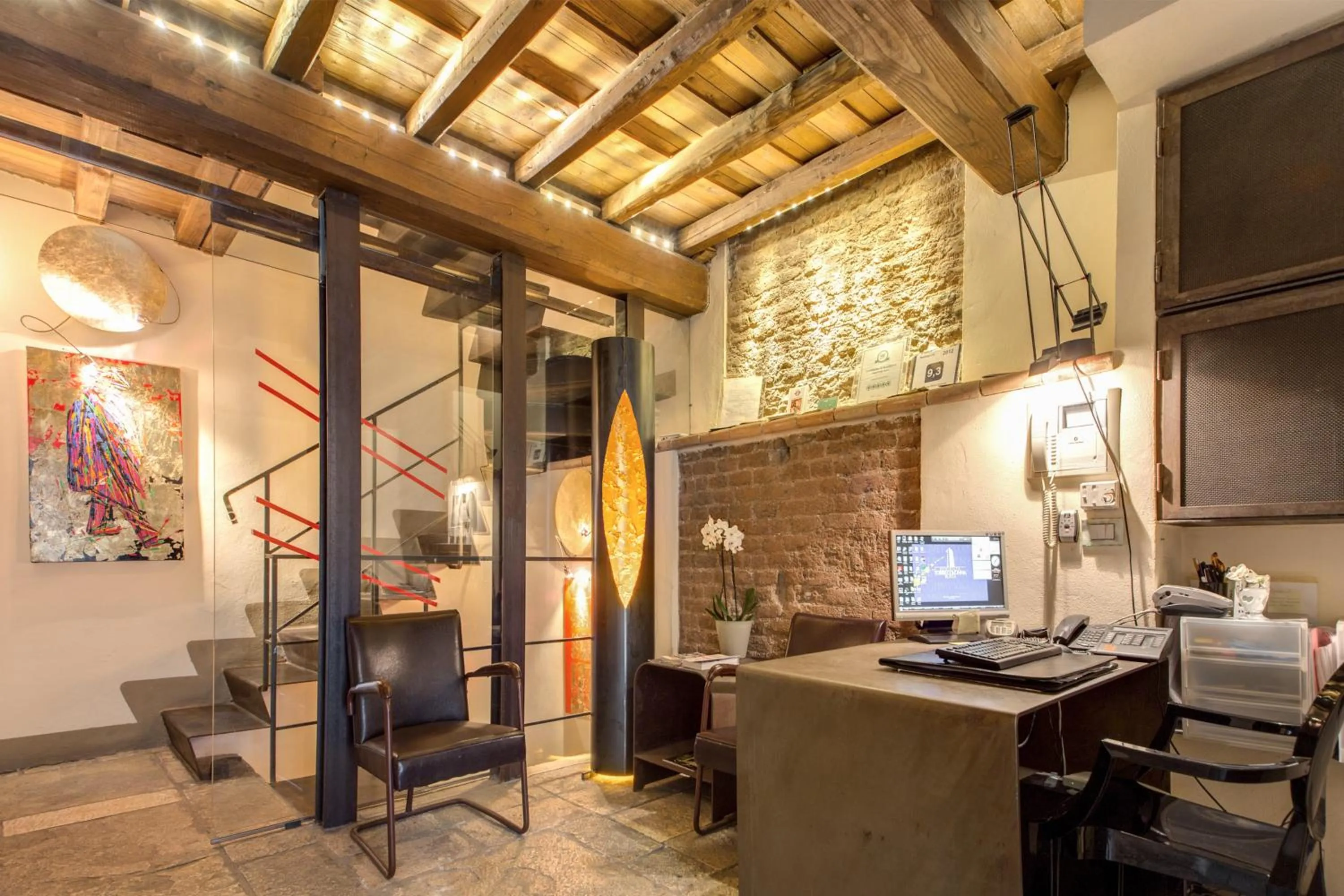 Lobby or reception in Residenza Torre Colonna