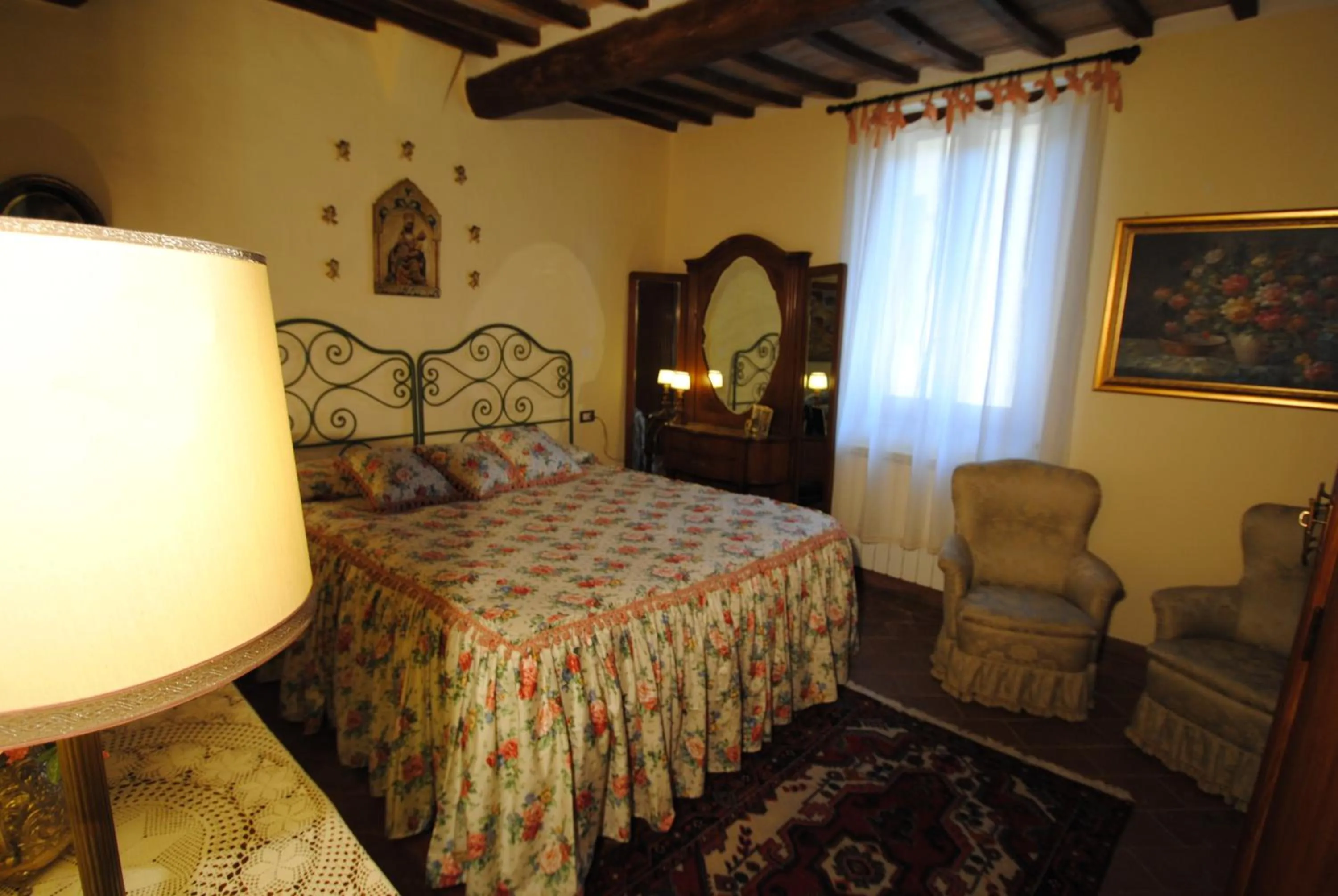 Bedroom, Bed in Torre Sangiovanni Albergo e Ristorante da Rosary
