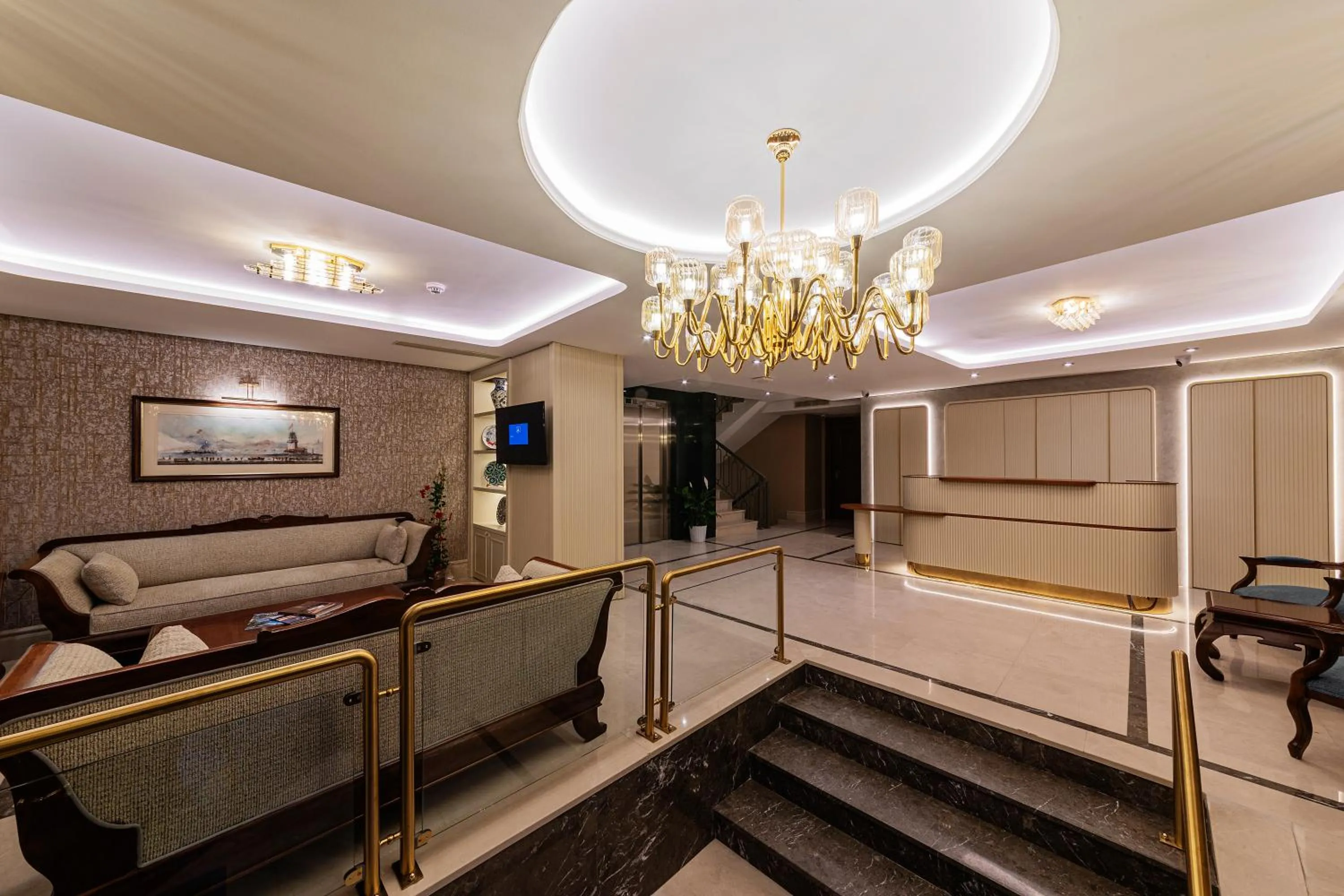 Lobby or reception in Triton Hotel