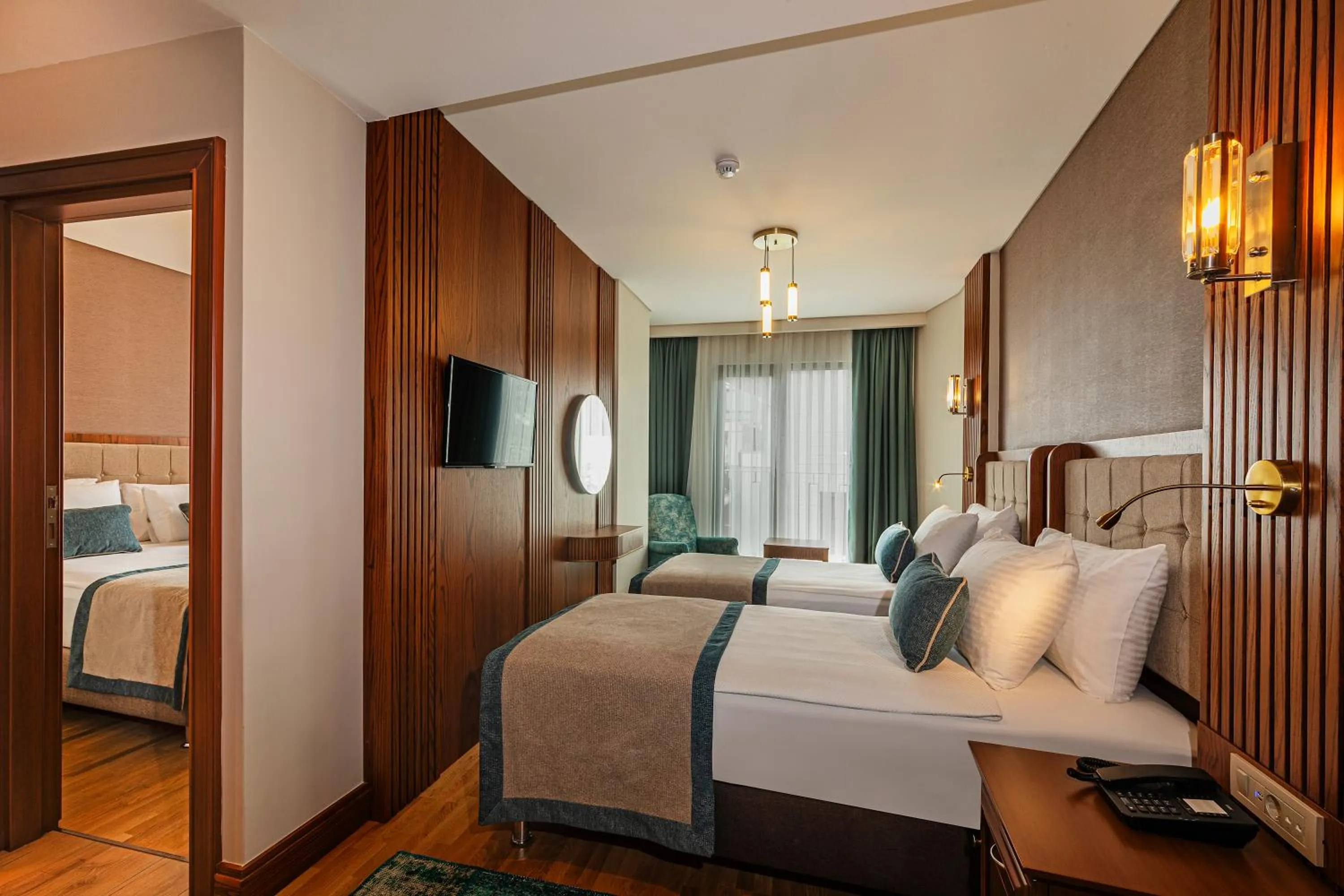 Photo of the whole room, Bed in Triton Hotel