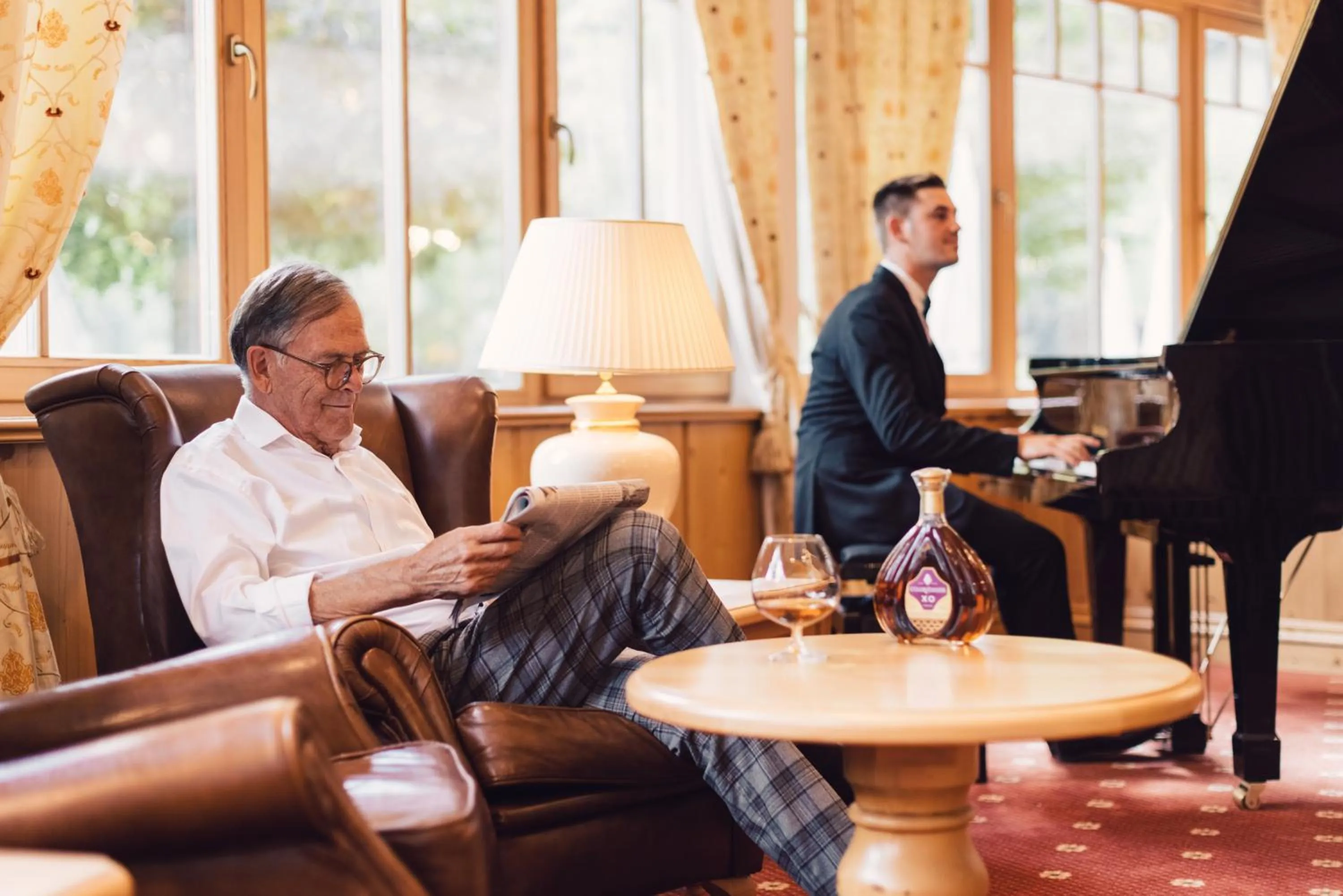 People in Alpenpalace Luxury Hideaway & Spa Retreat