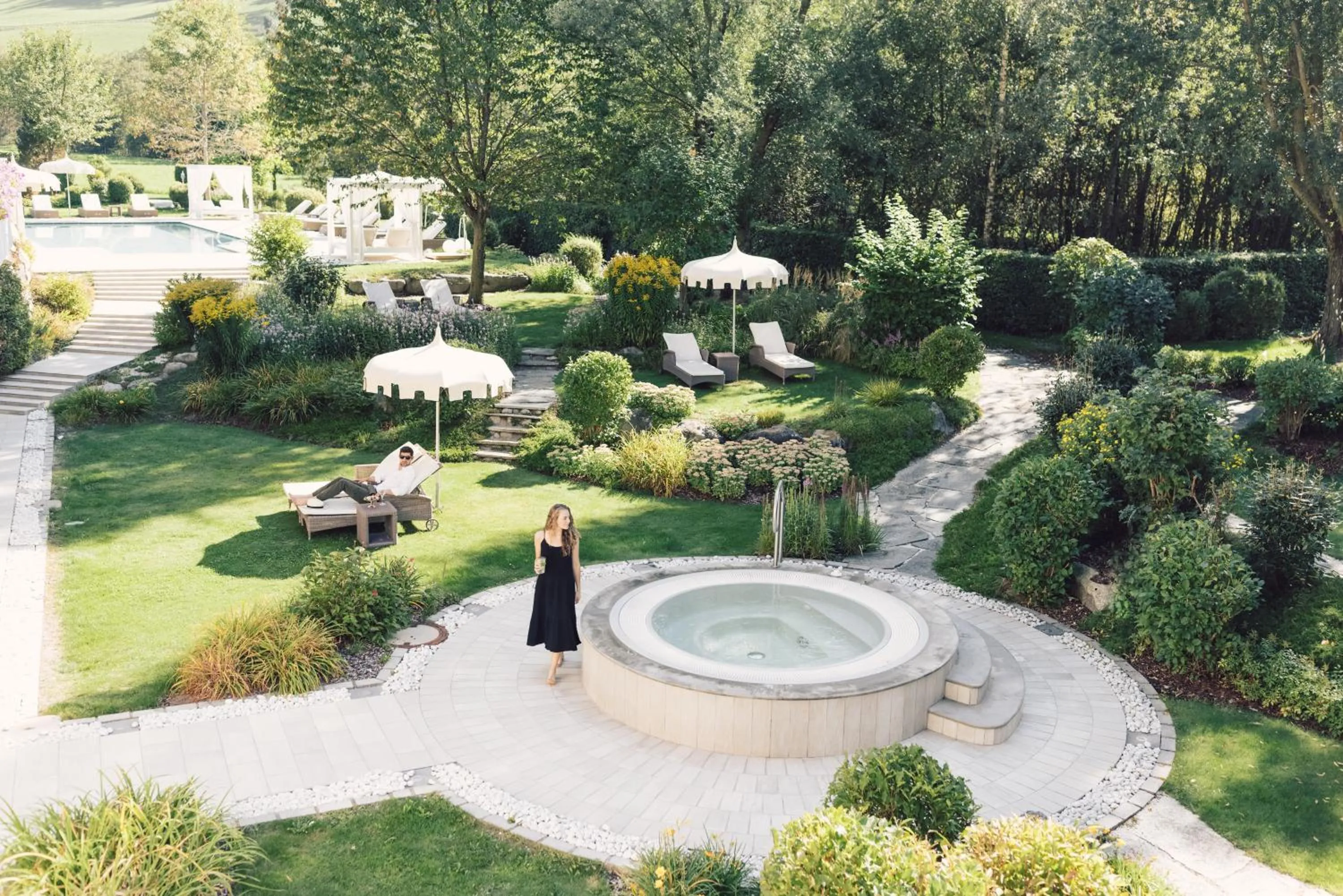 People in Alpenpalace Luxury Hideaway & Spa Retreat