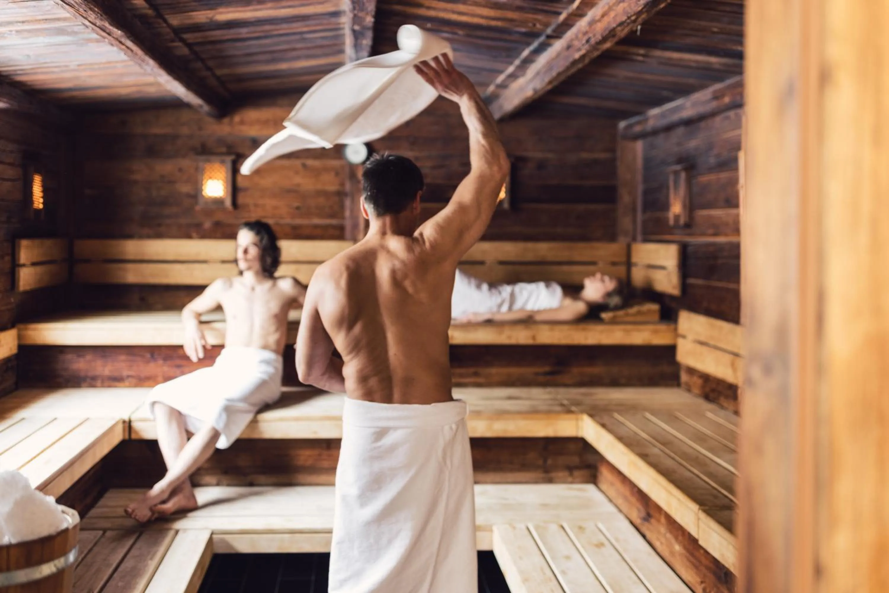 People in Alpenpalace Luxury Hideaway & Spa Retreat