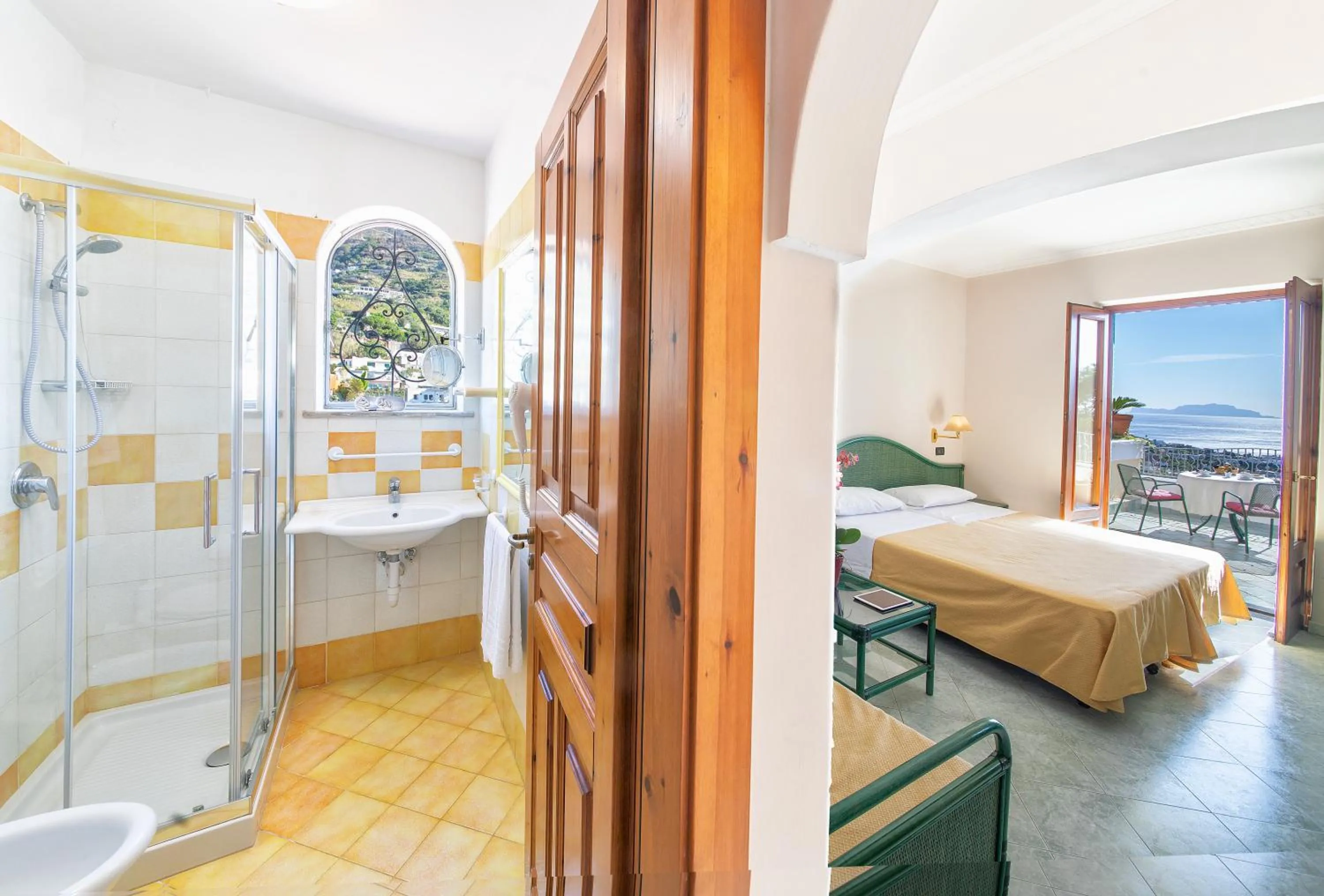 Bed in Hotel Belvedere