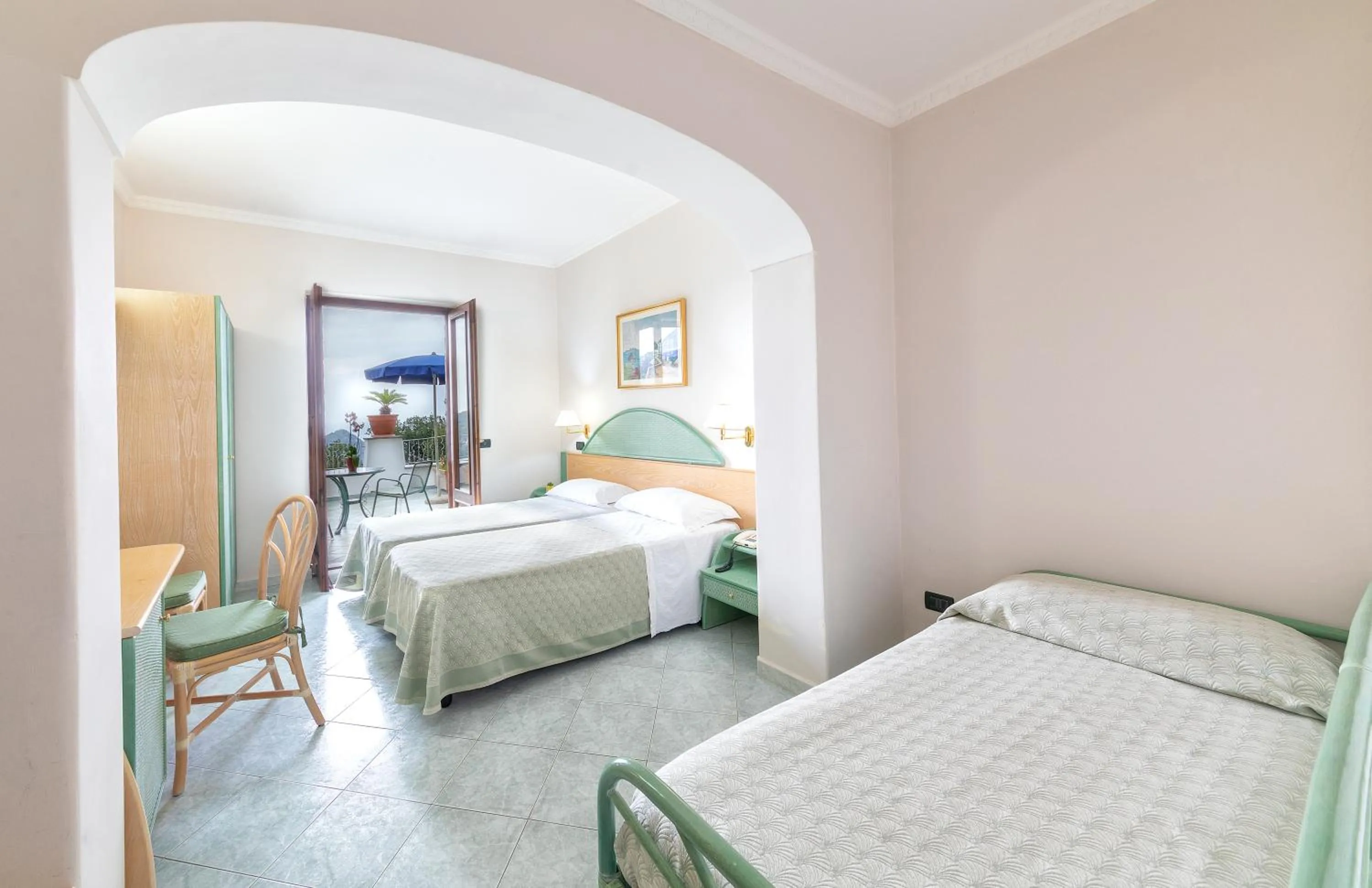 Bed in Hotel Belvedere