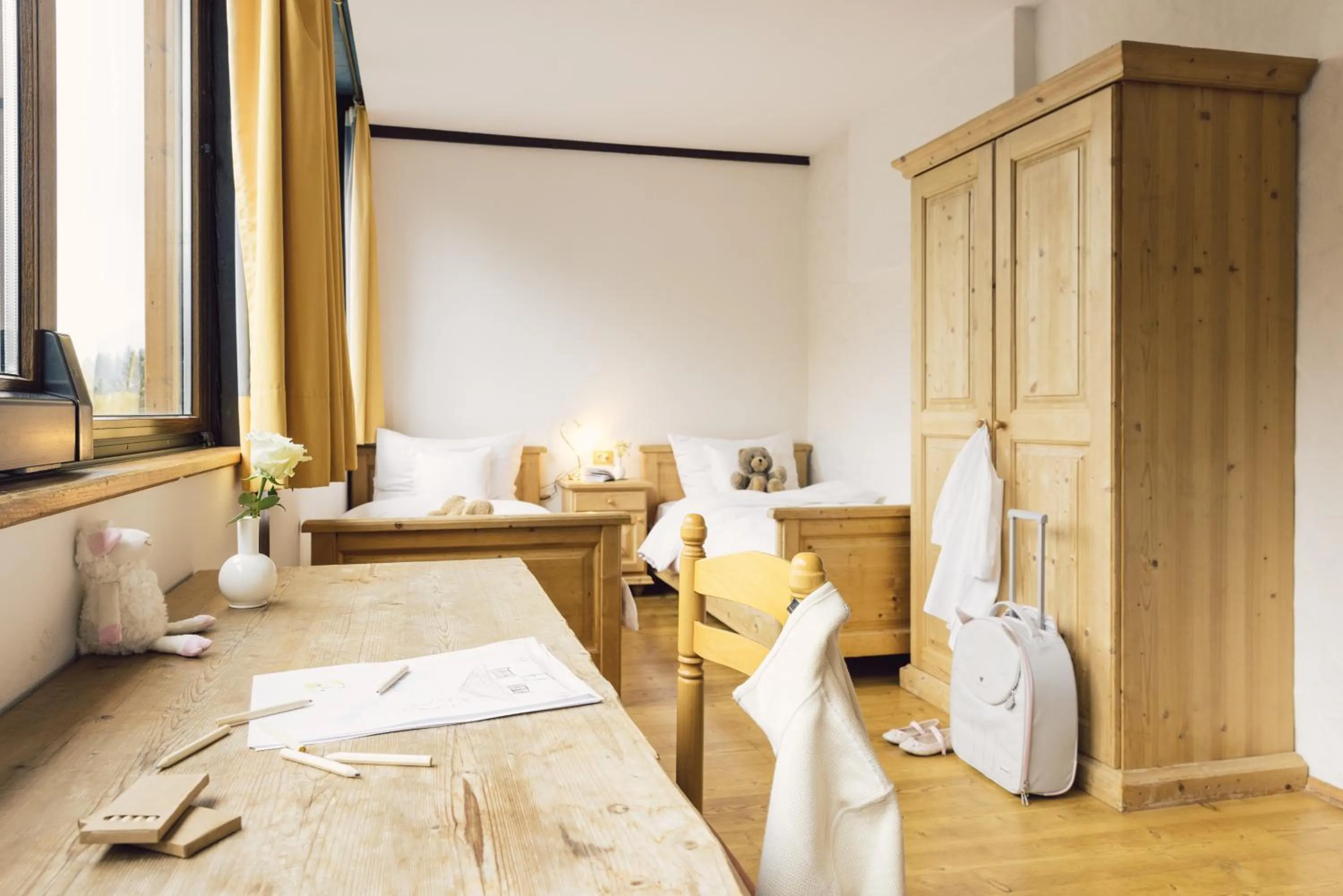 Bed in Parkhotel Schachen