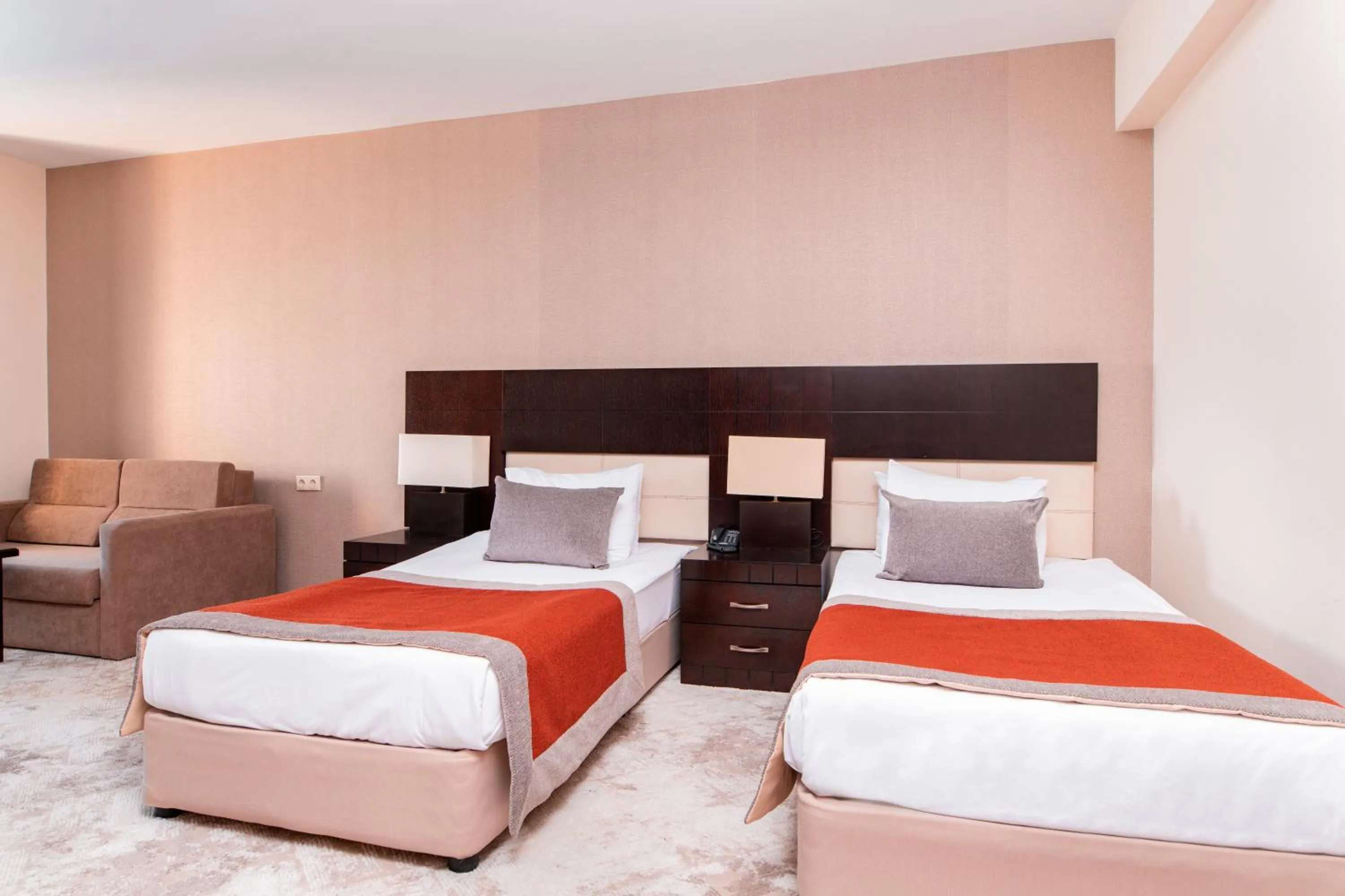 Bedroom, Bed in Monte Baia Uludağ - Full Board Plus