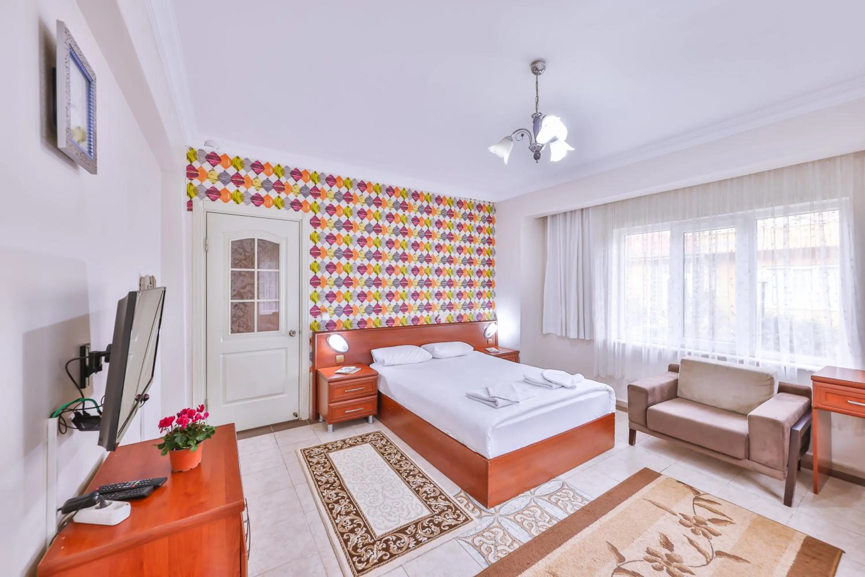 Bed in Afyon Dundar Thermal Villa