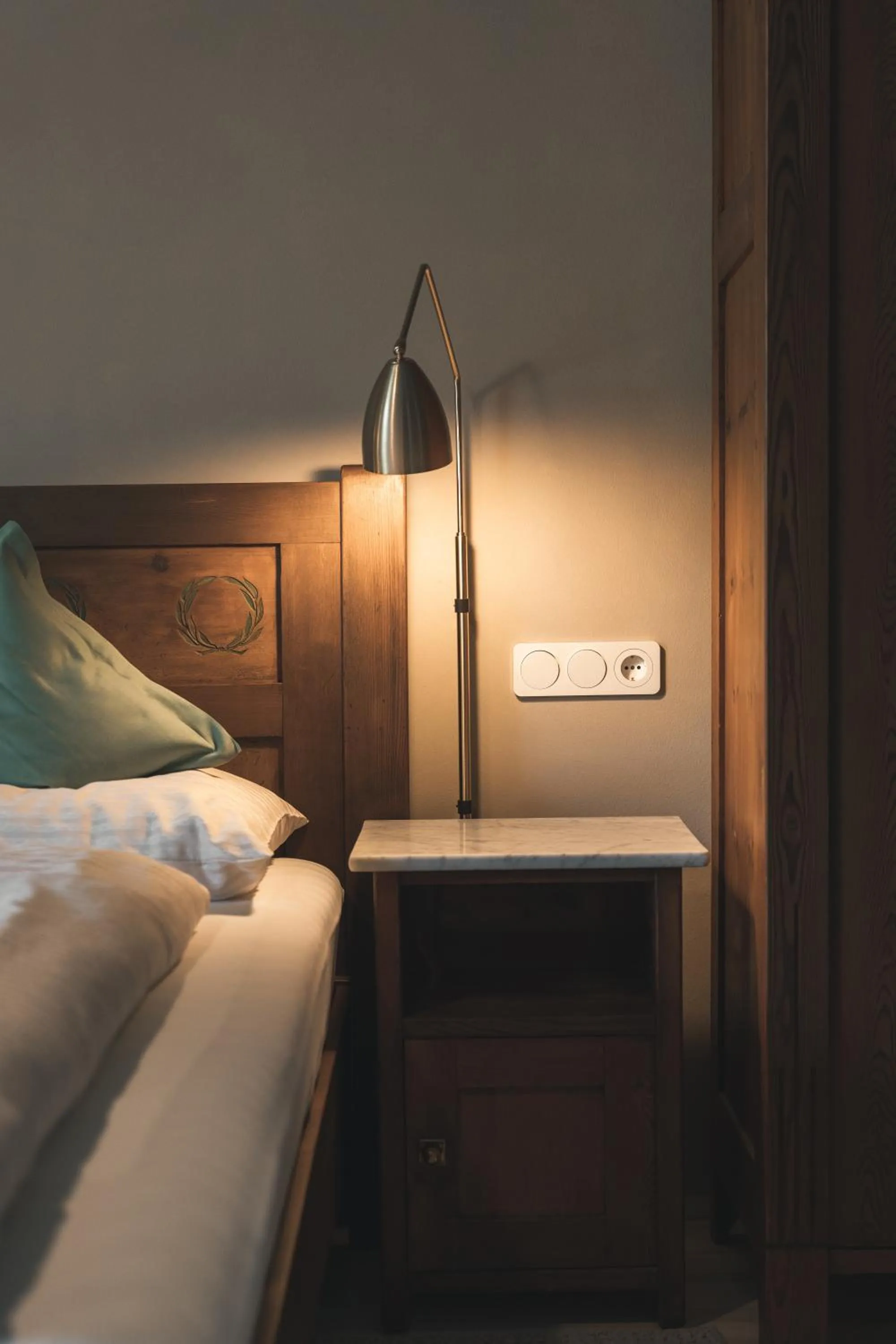 Bed in Parkhotel Holzner