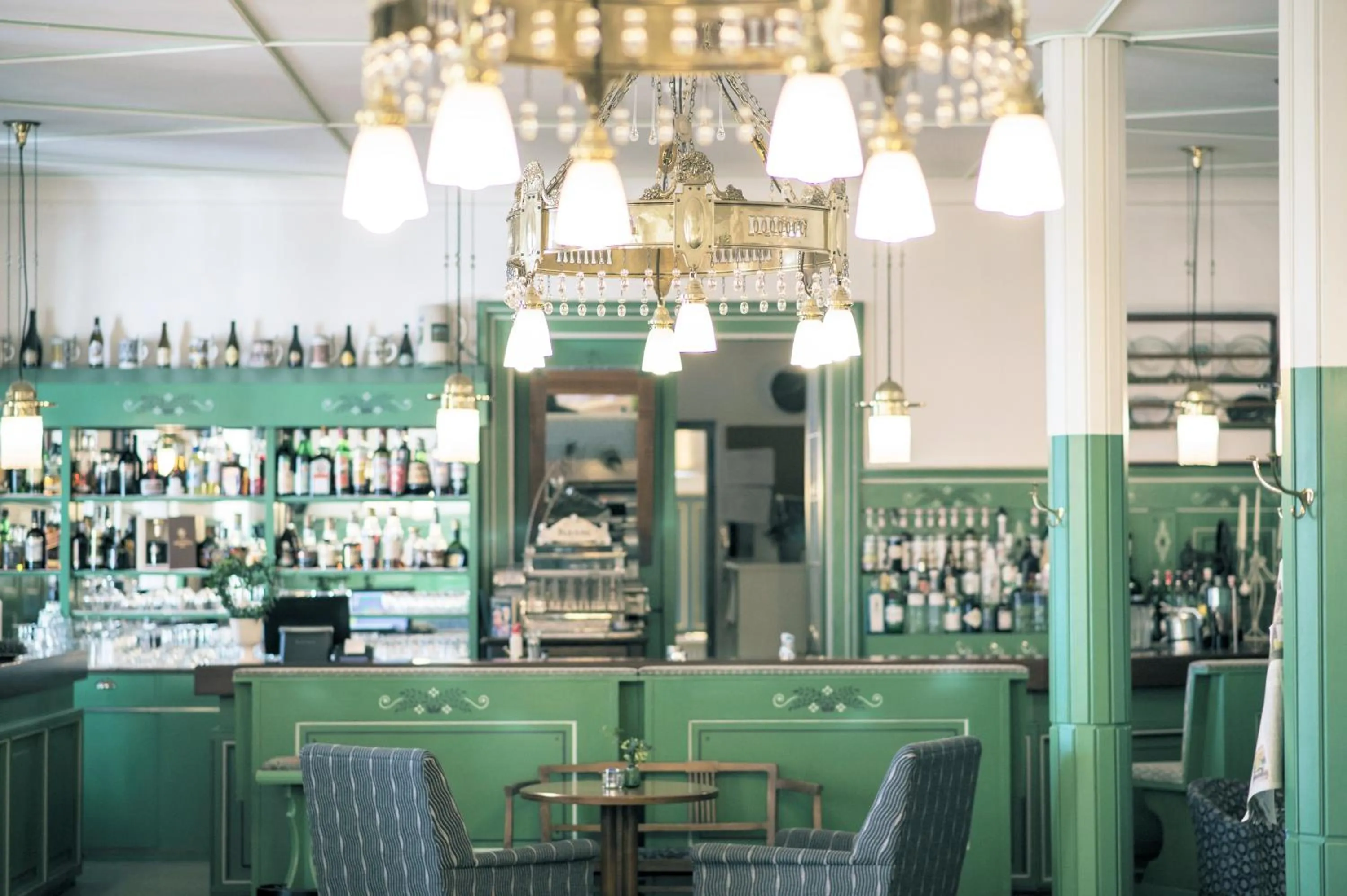 Lounge or bar in Parkhotel Holzner