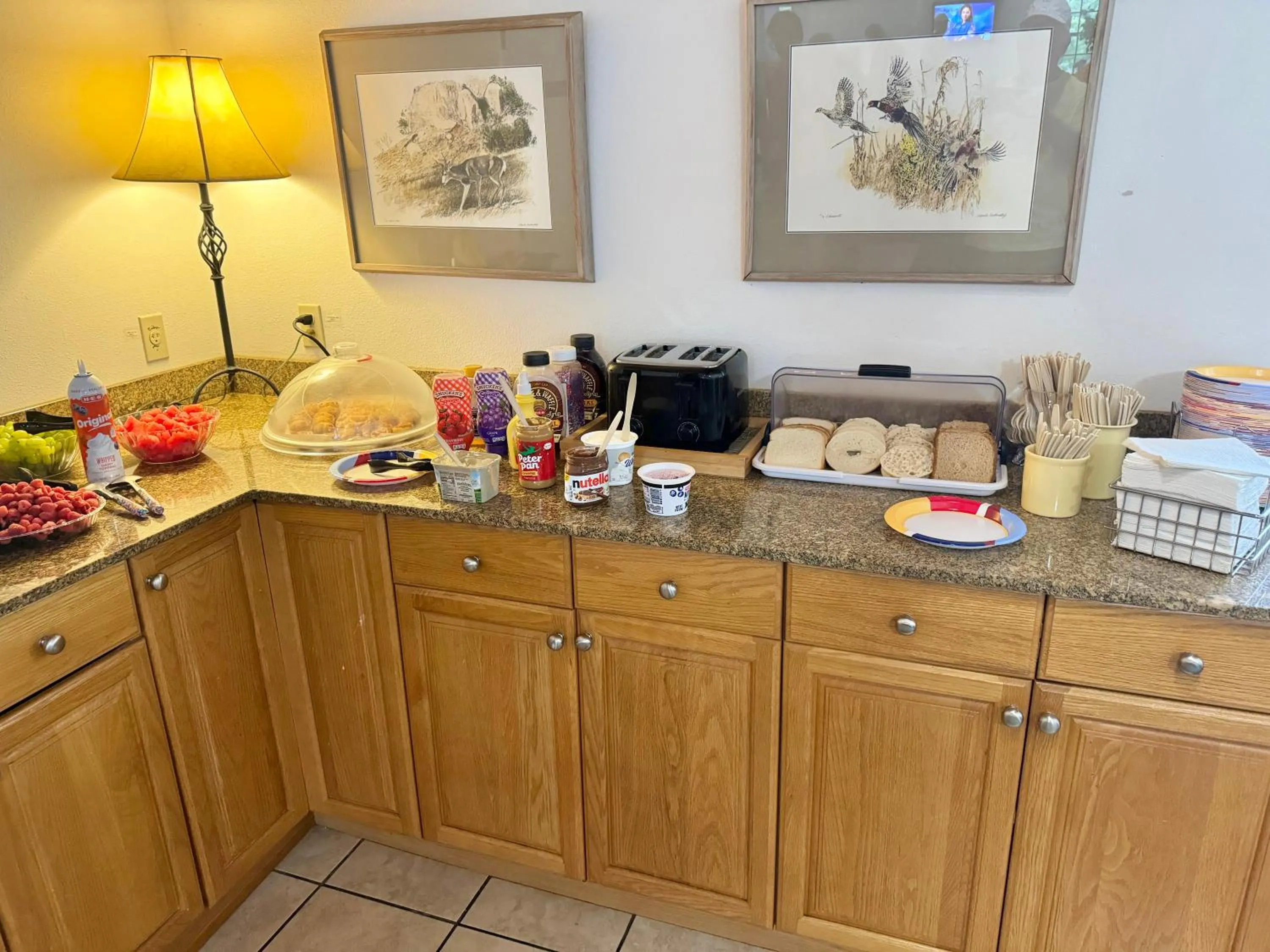 Buffet breakfast in Windcrest Inn and Suites