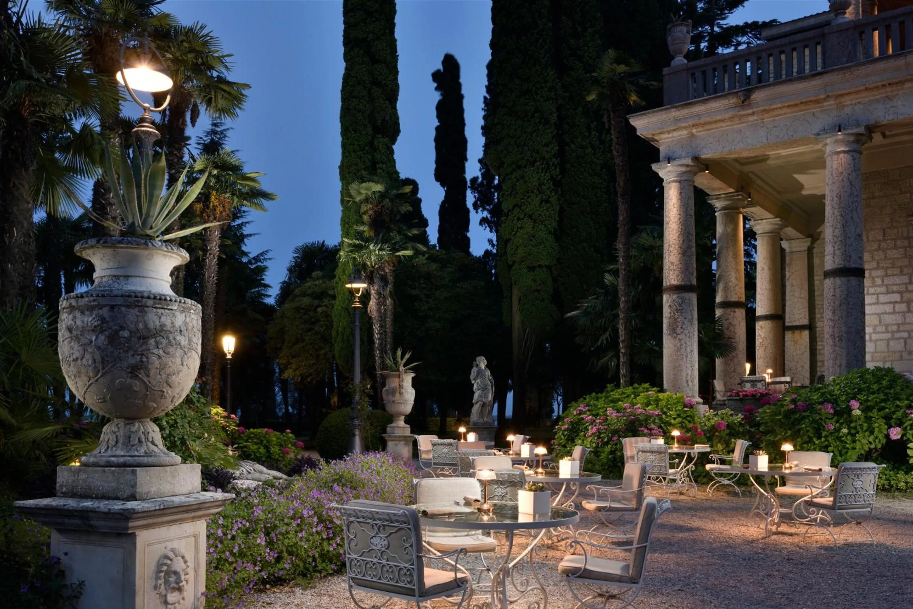 Restaurant/places to eat in Villa Cortine Palace Relais Chateaux