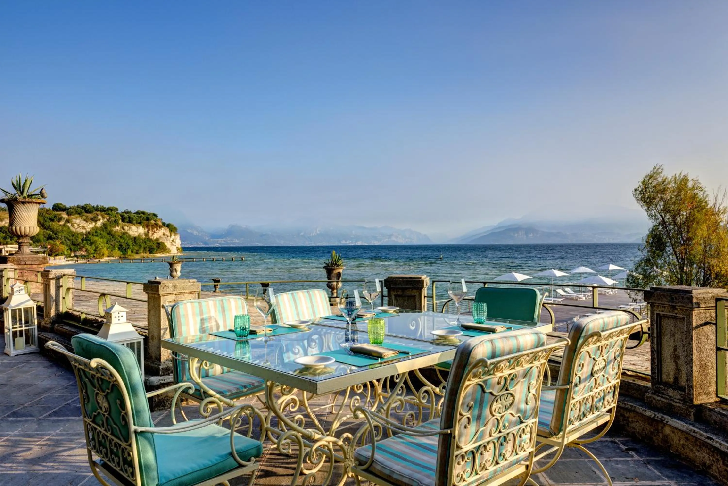 Restaurant/places to eat in Villa Cortine Palace Relais Chateaux