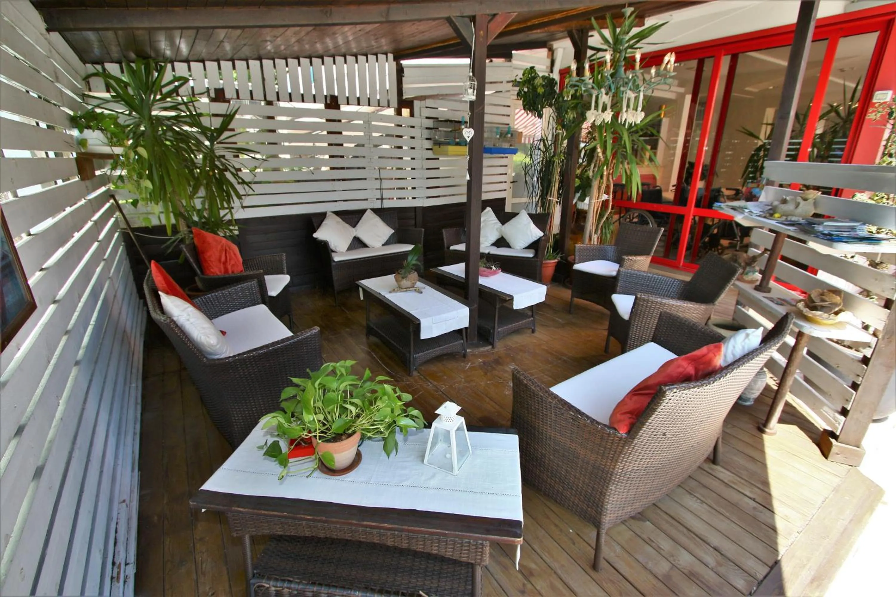 Patio in Hotel De Amicis