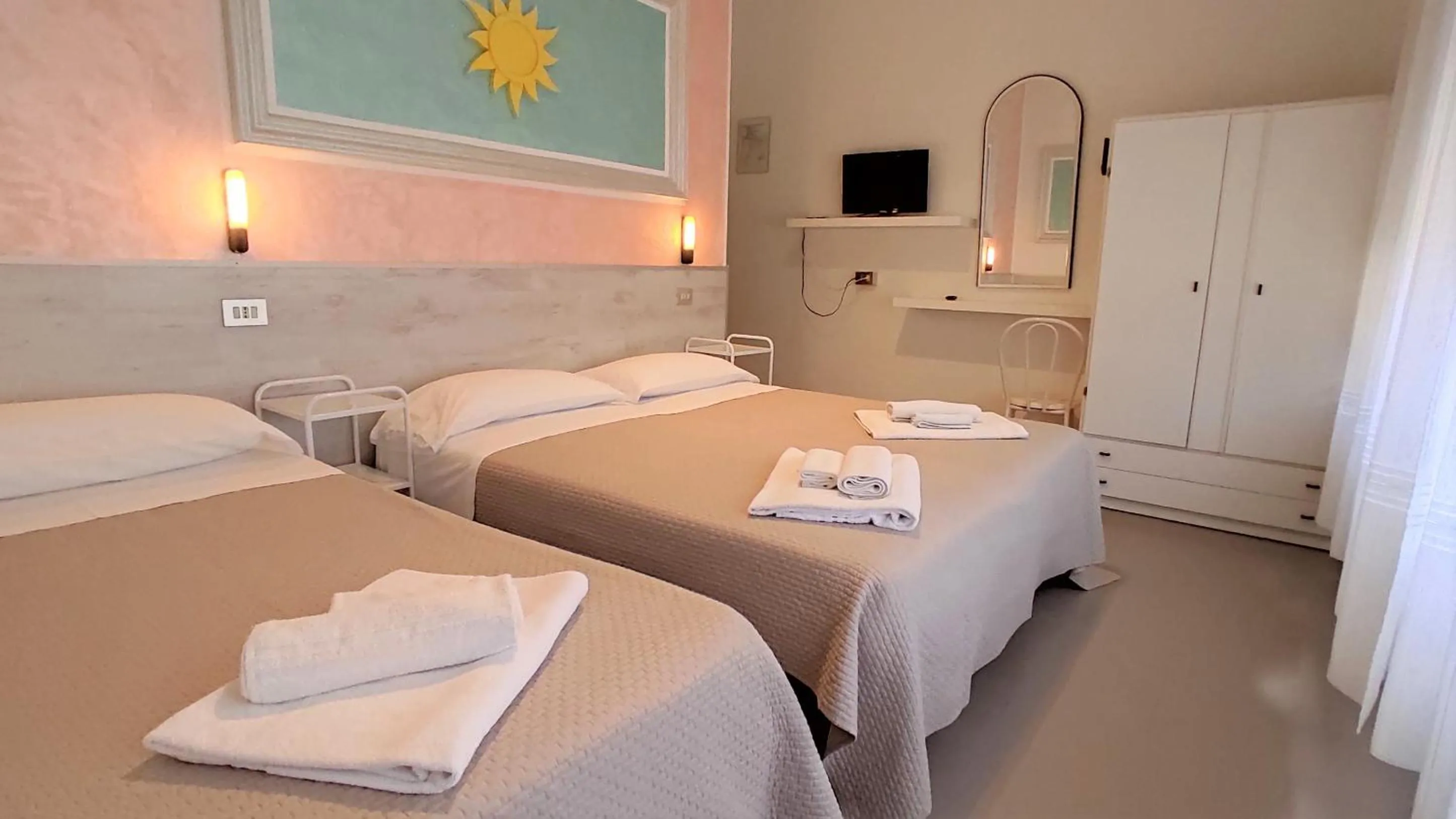 Bed in Hotel De Amicis