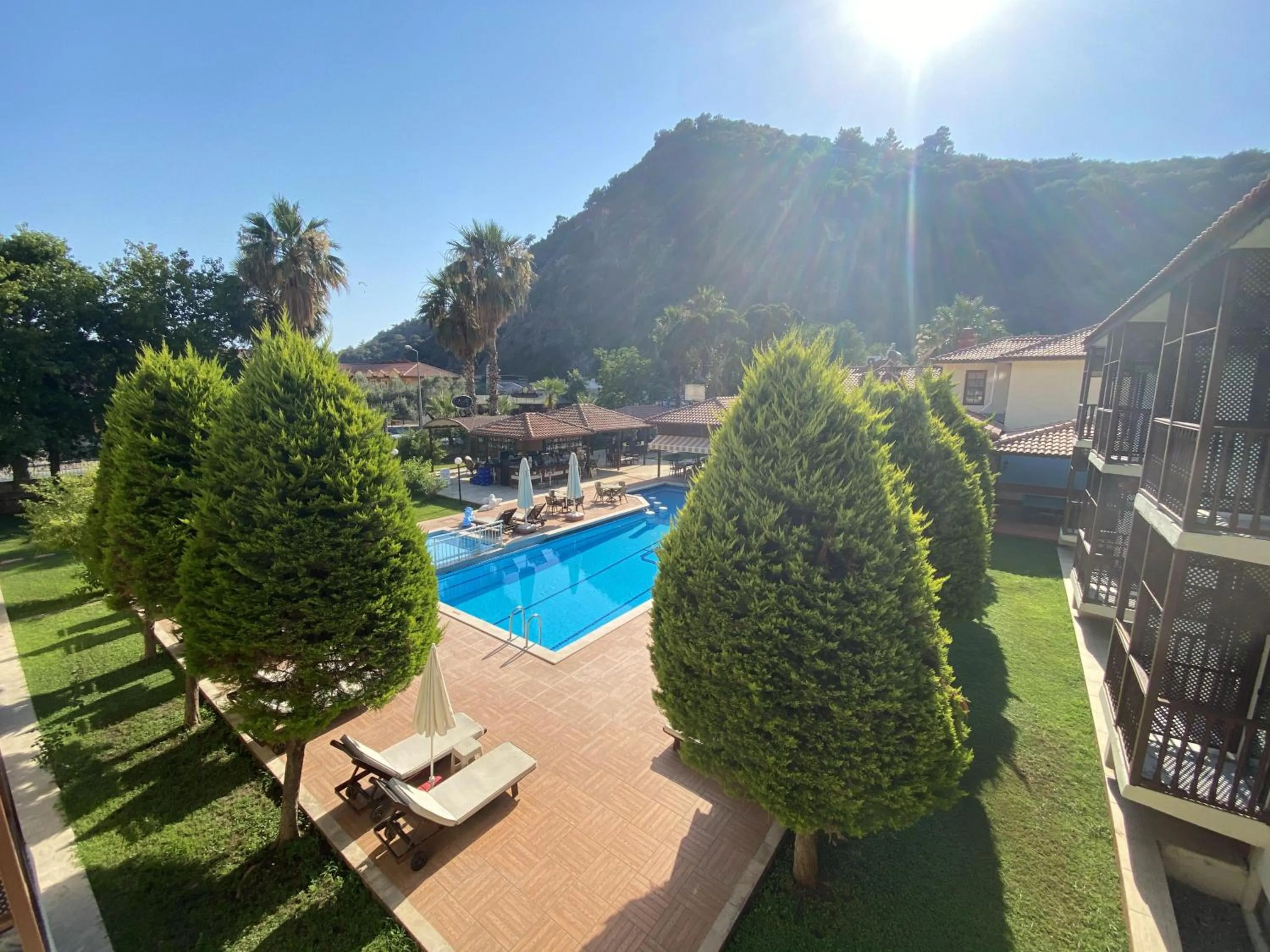 Pool view in Hotel Oludeniz
