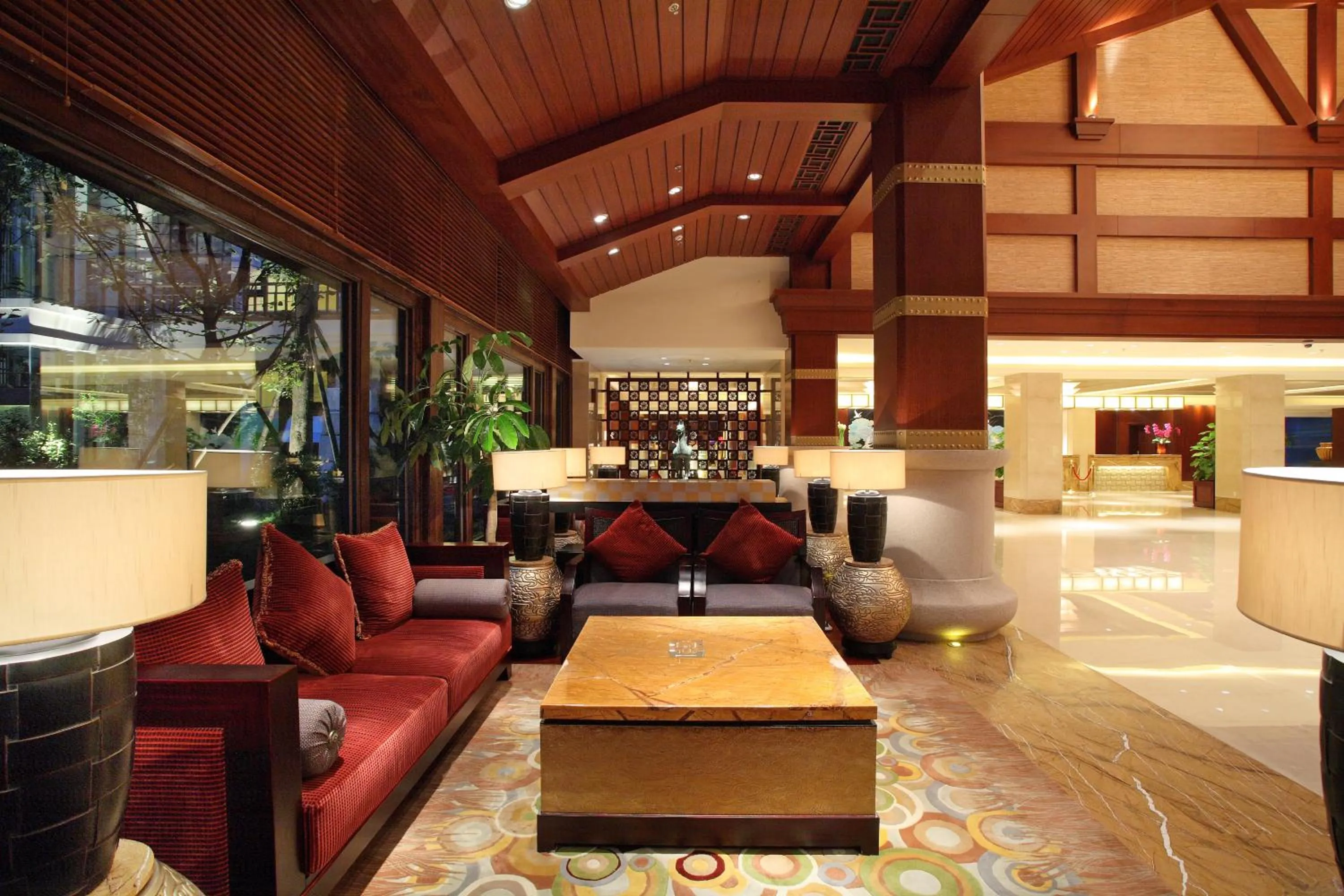 Lobby or reception in Howard Johnson Conference Resort Chengdu