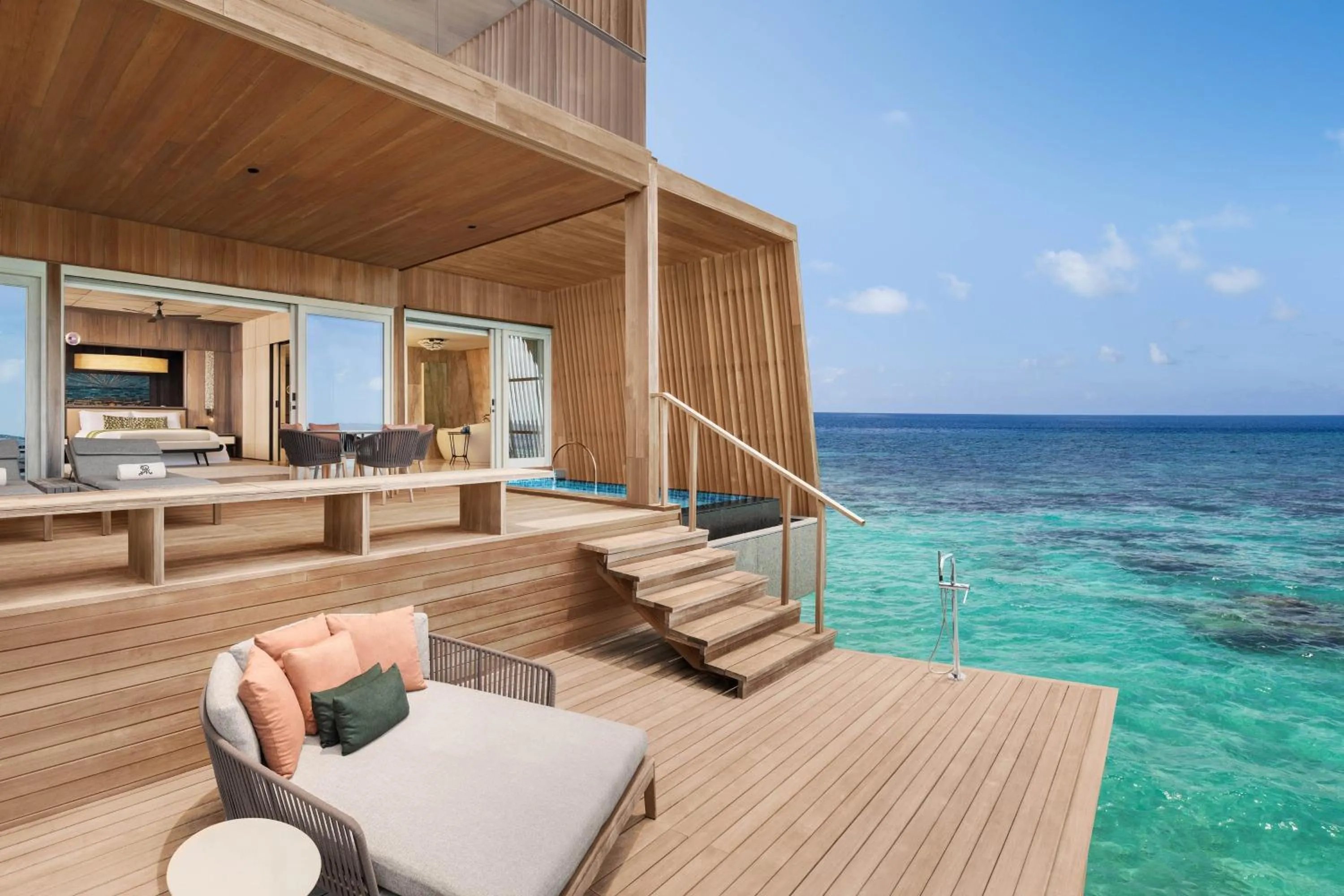 Swimming pool in The St. Regis Maldives Vommuli Resort