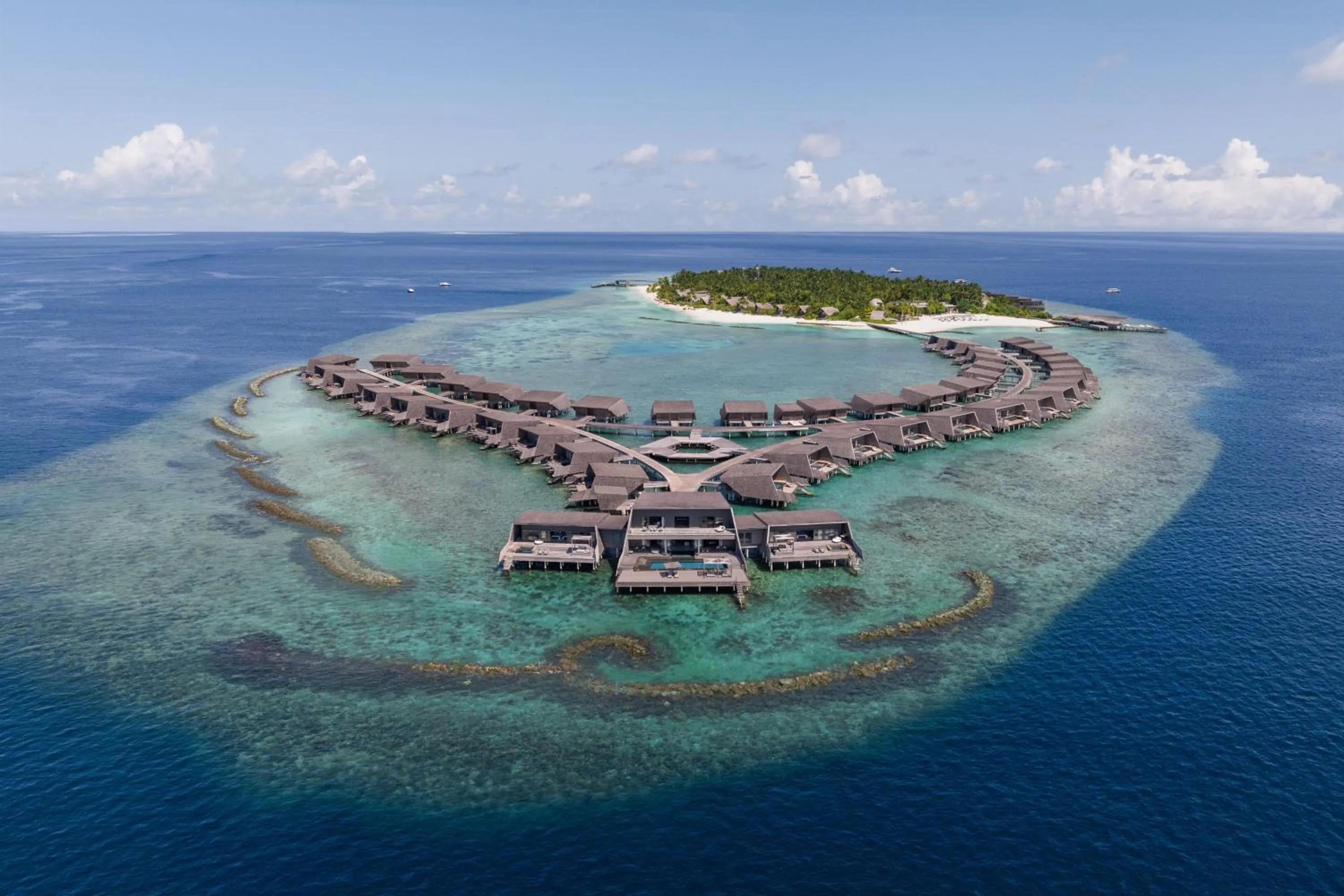 Property building in The St. Regis Maldives Vommuli Resort
