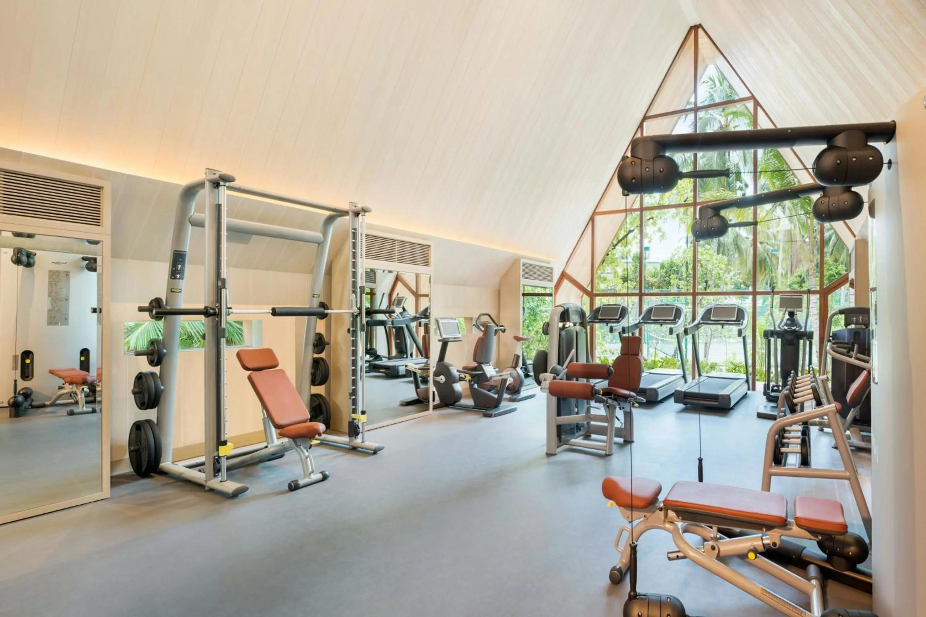 Fitness centre/facilities in The St. Regis Maldives Vommuli Resort