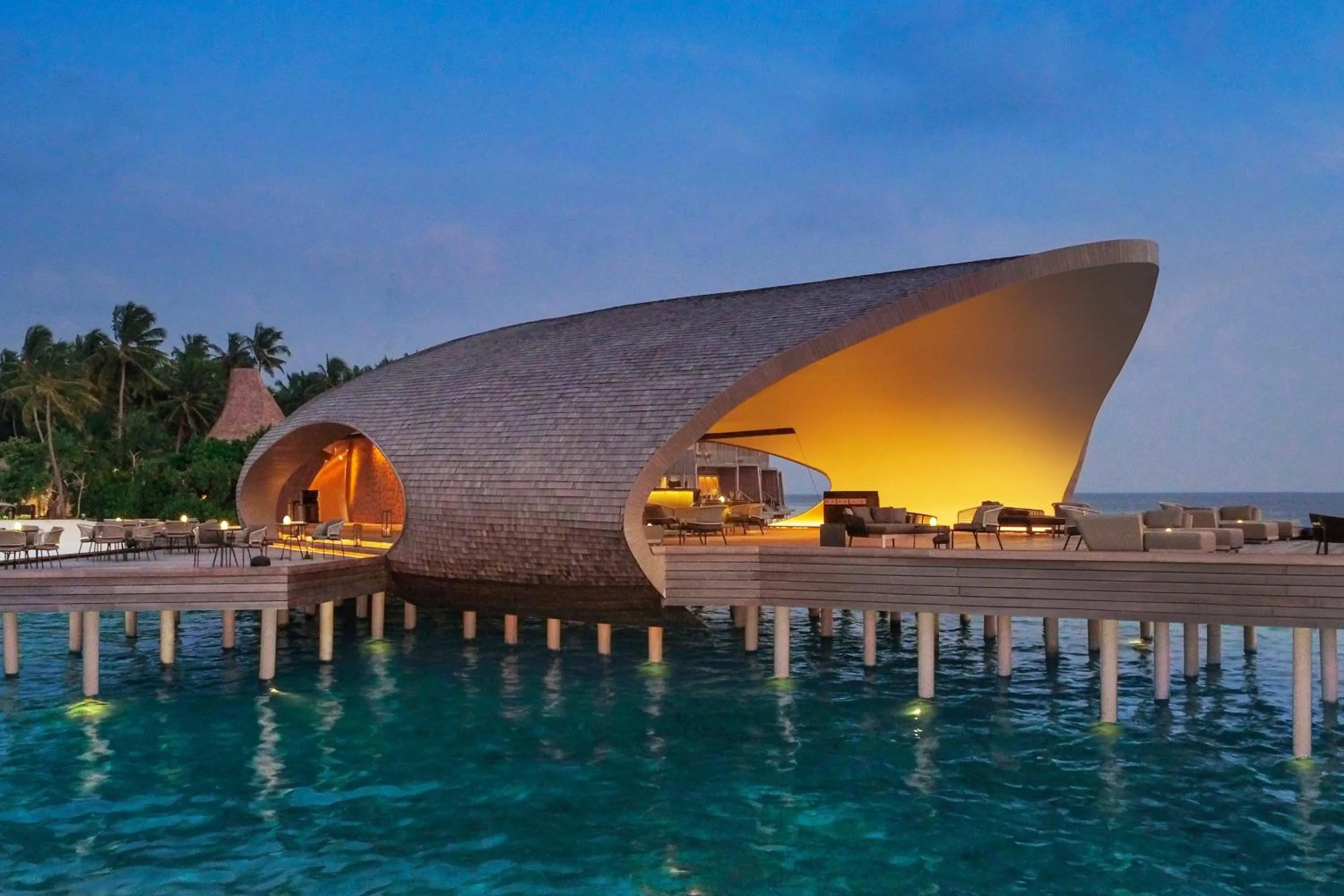 Property building in The St. Regis Maldives Vommuli Resort