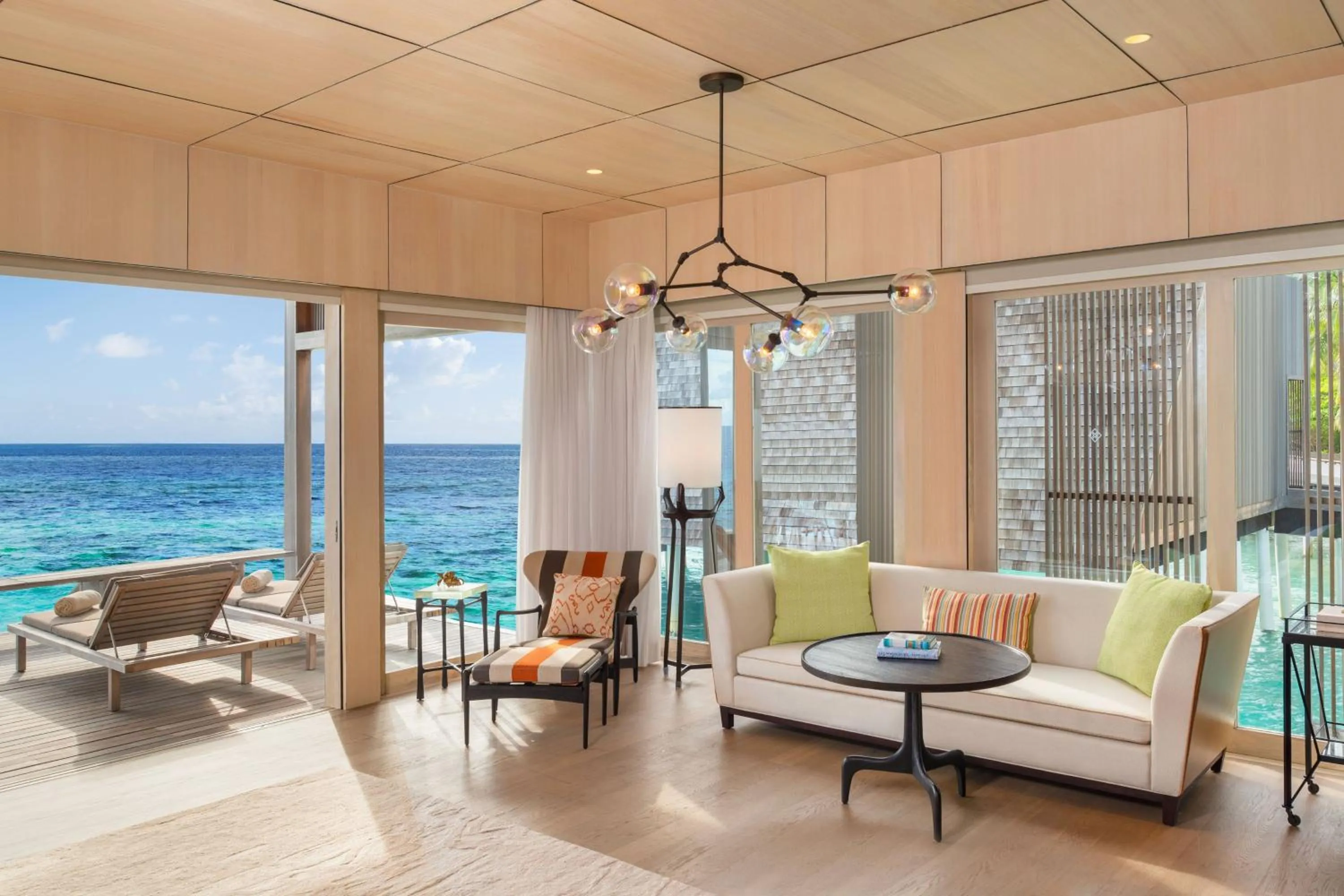 Swimming pool in The St. Regis Maldives Vommuli Resort