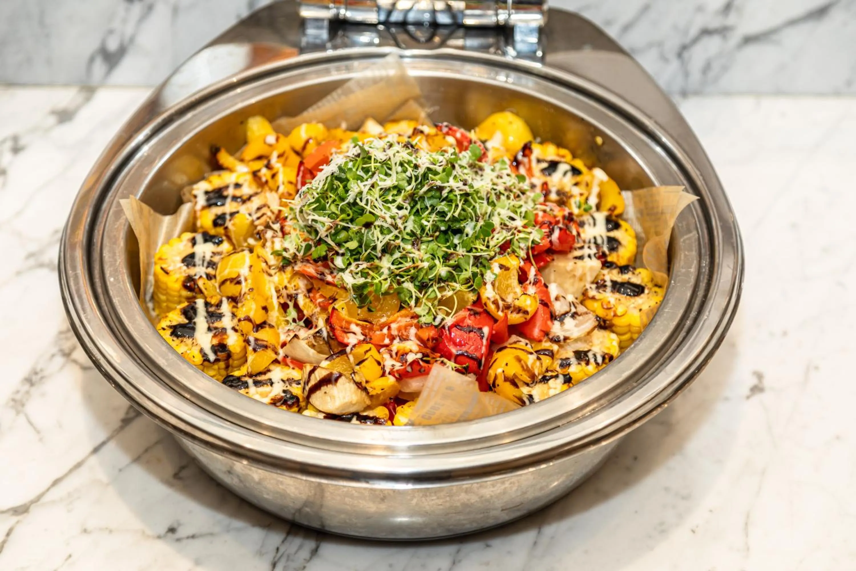 Buffet breakfast in Gwangyang Lacky Hotel