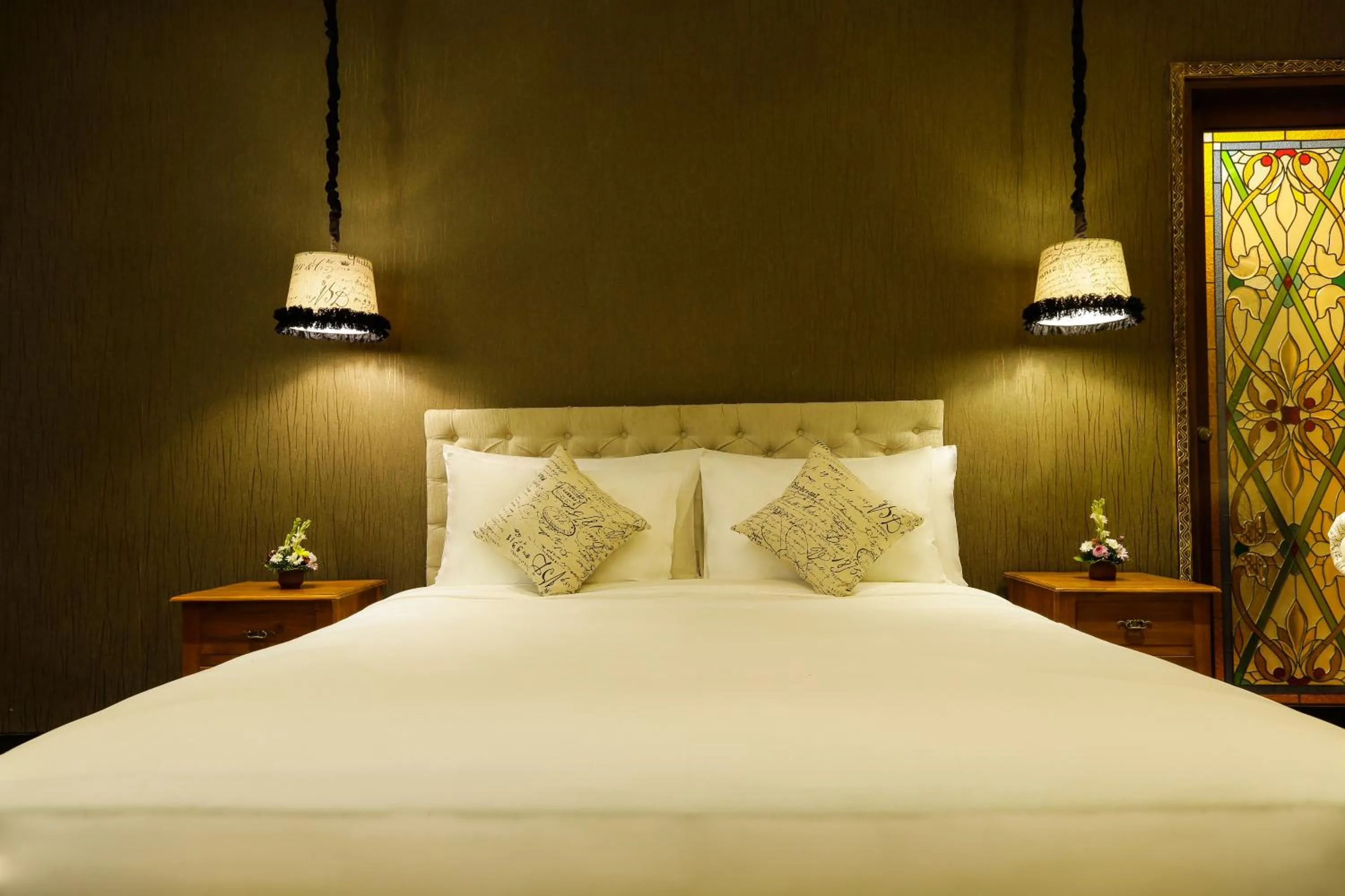 Bed in Villa Delmara at Balian Beach By Amerta Experience