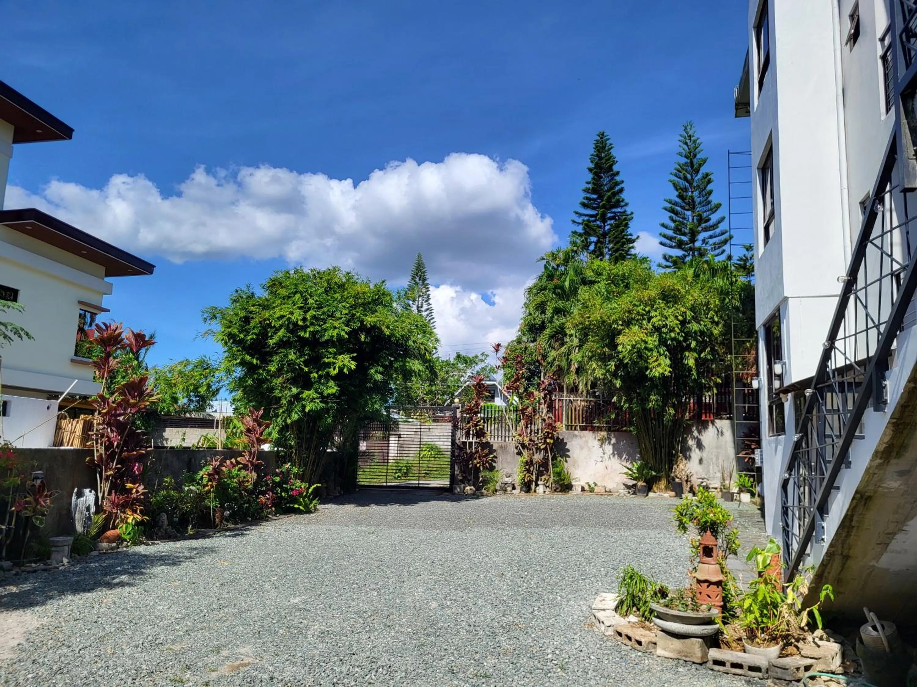 Garden view in Rangya Hotel