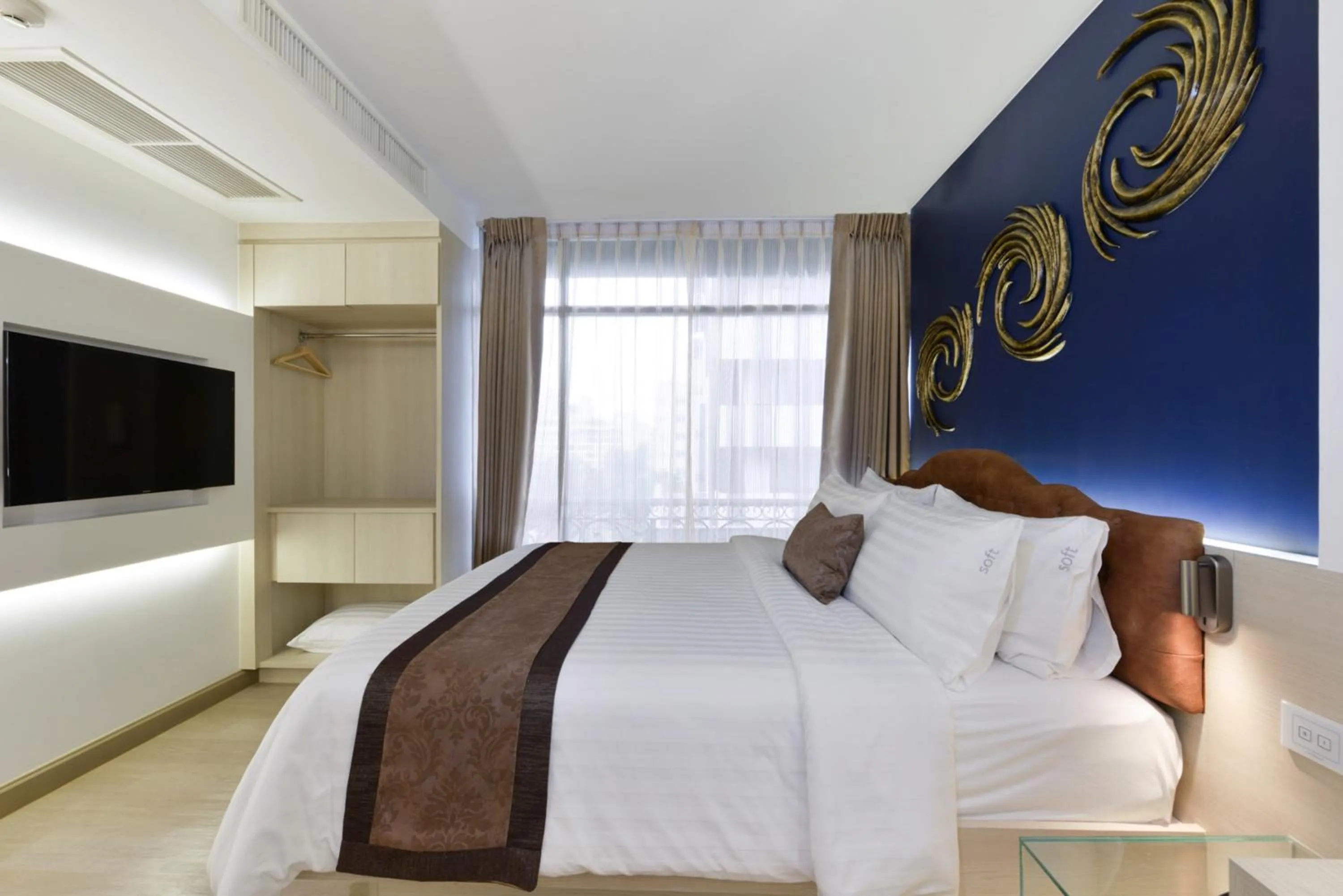 Photo of the whole room, Bed in Aspira G Sukhumvit 33