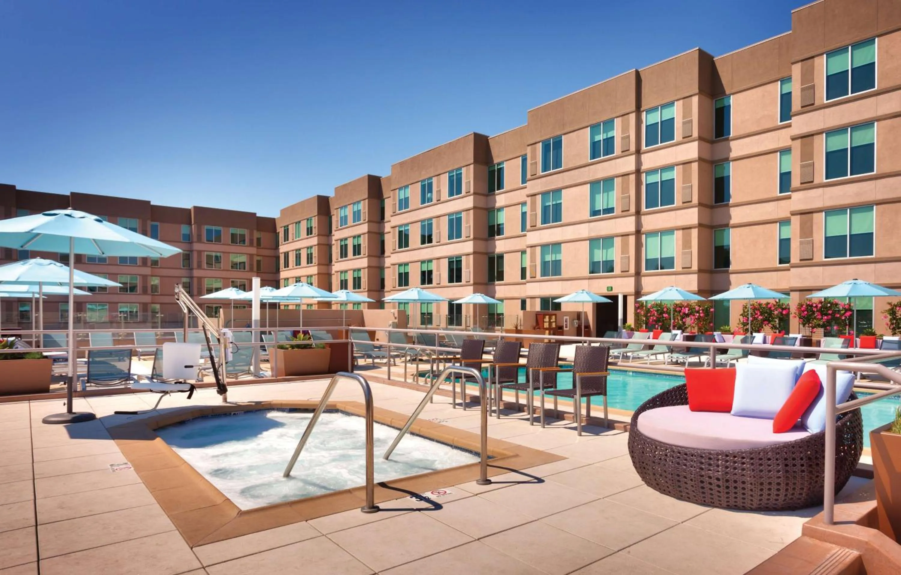 On site in Hyatt House at Anaheim Resort/Convention Center