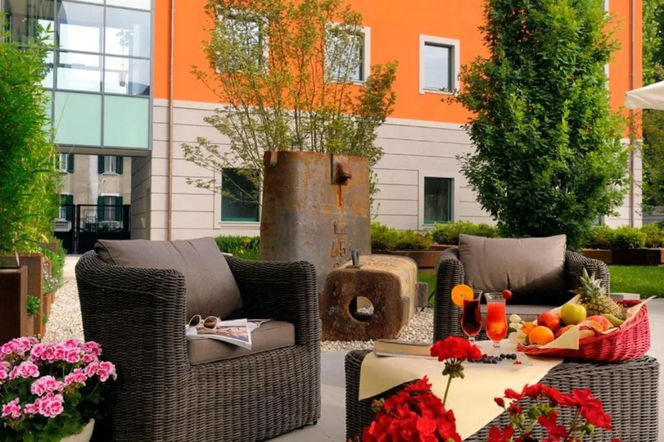 Garden in Best Western Falck Village Milano Sesto
