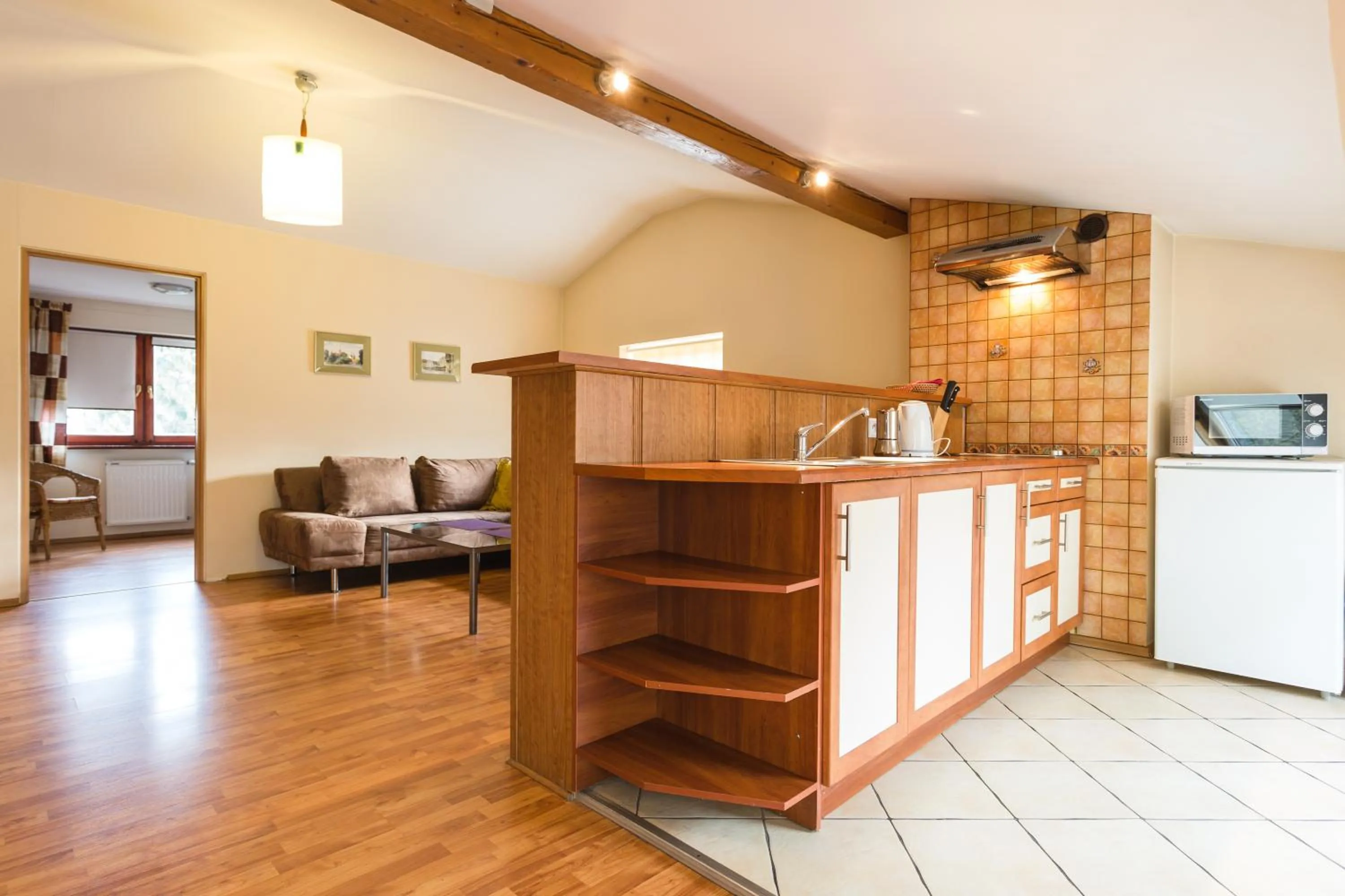 Kitchen or kitchenette in Aparthouse