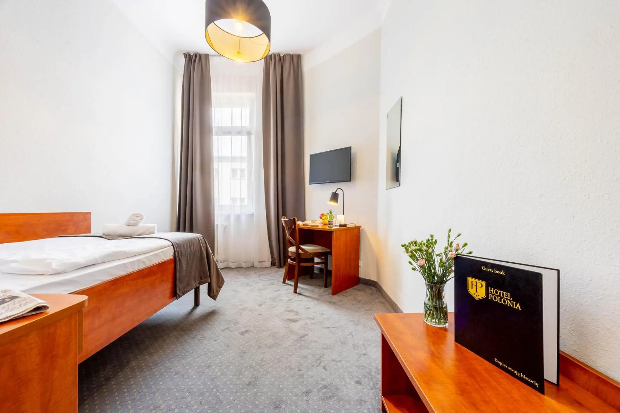 Bed in Hotel Polonia Centrum