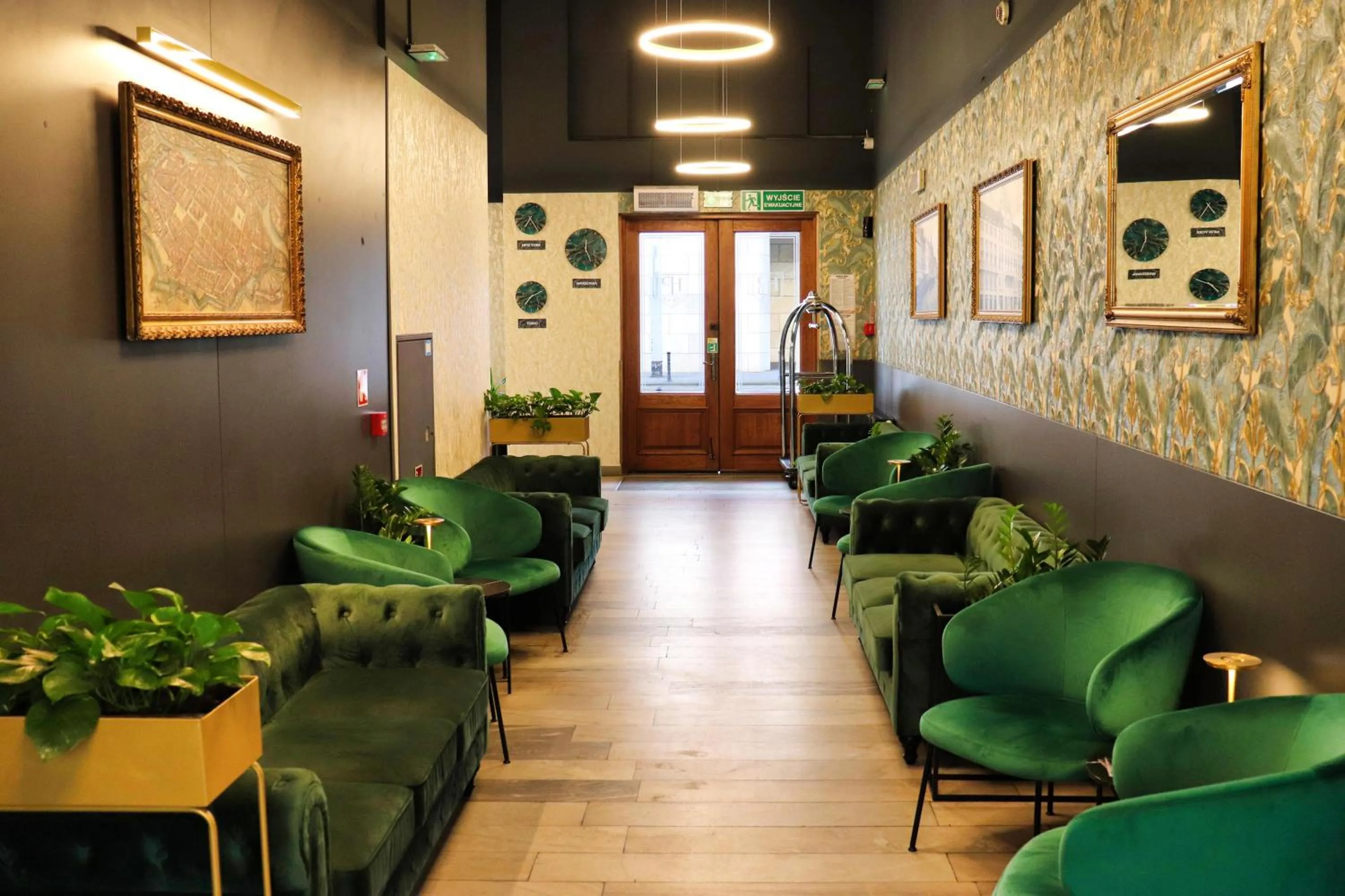 Lobby or reception in Hotel Polonia Centrum