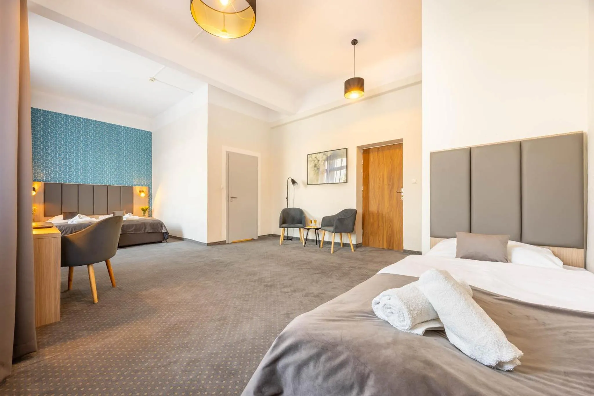 Bed in Hotel Polonia Centrum