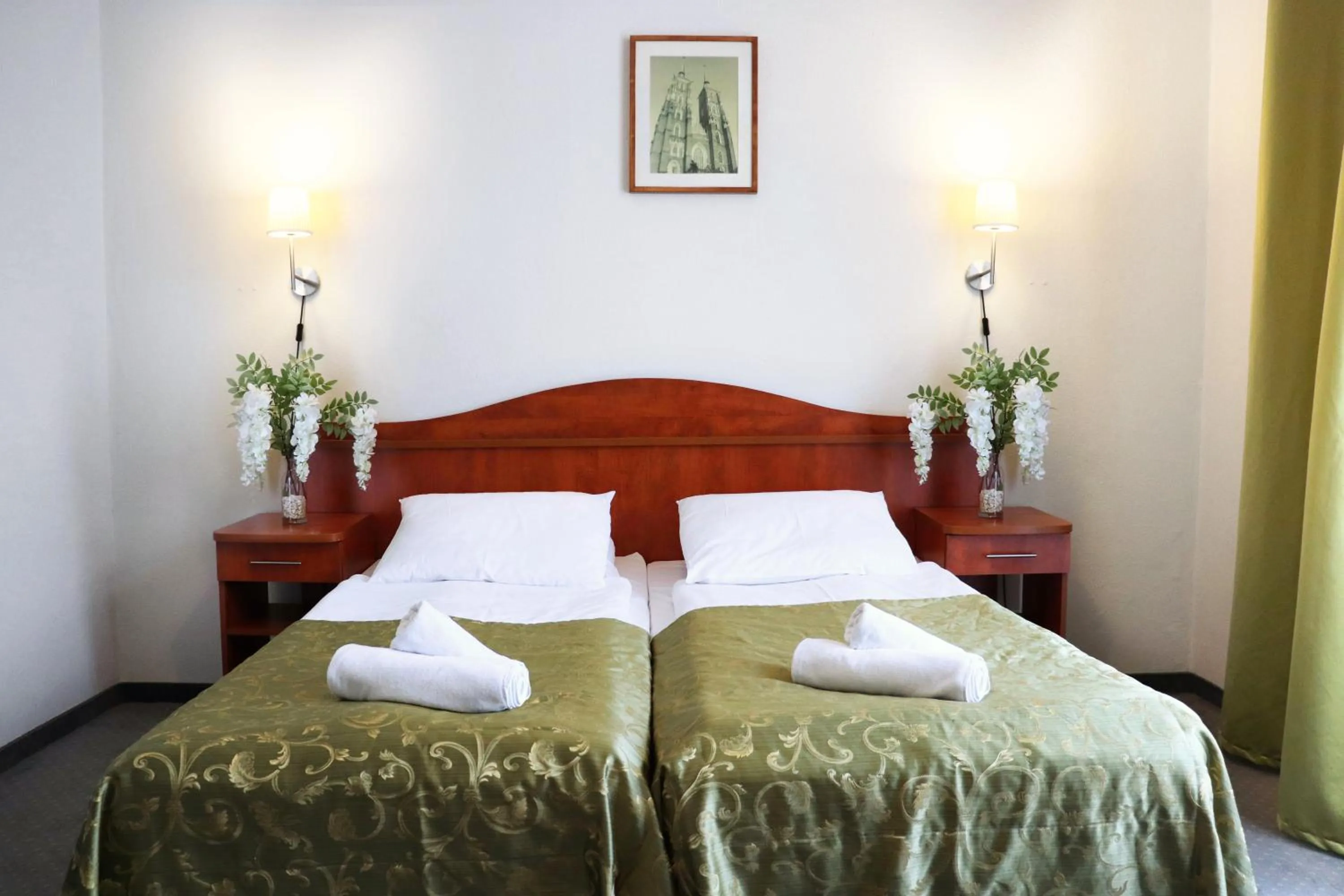 Bed in Hotel Polonia Centrum