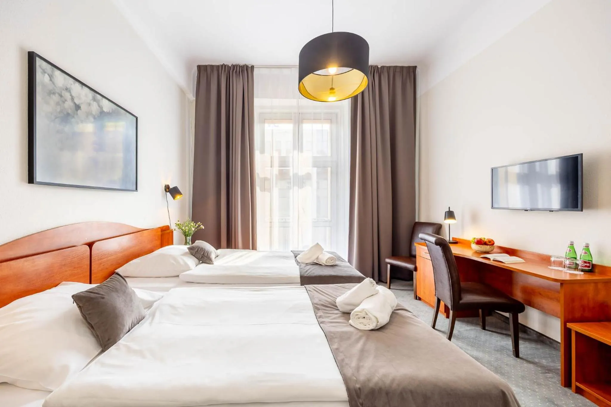 Bed in Hotel Polonia Centrum