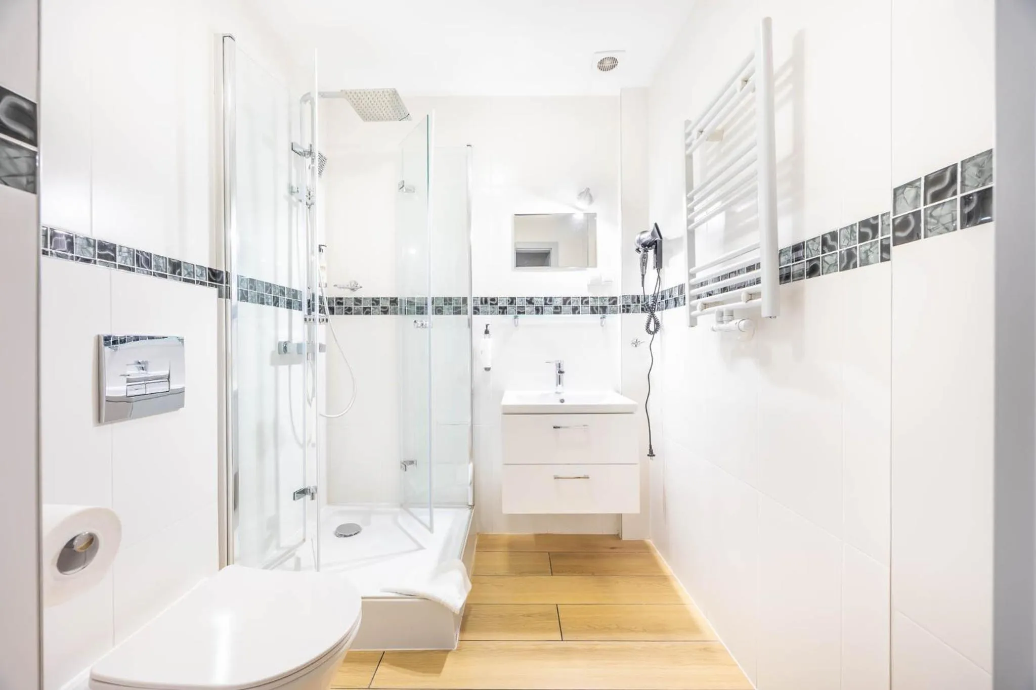 Shower in Hotel Polonia Centrum