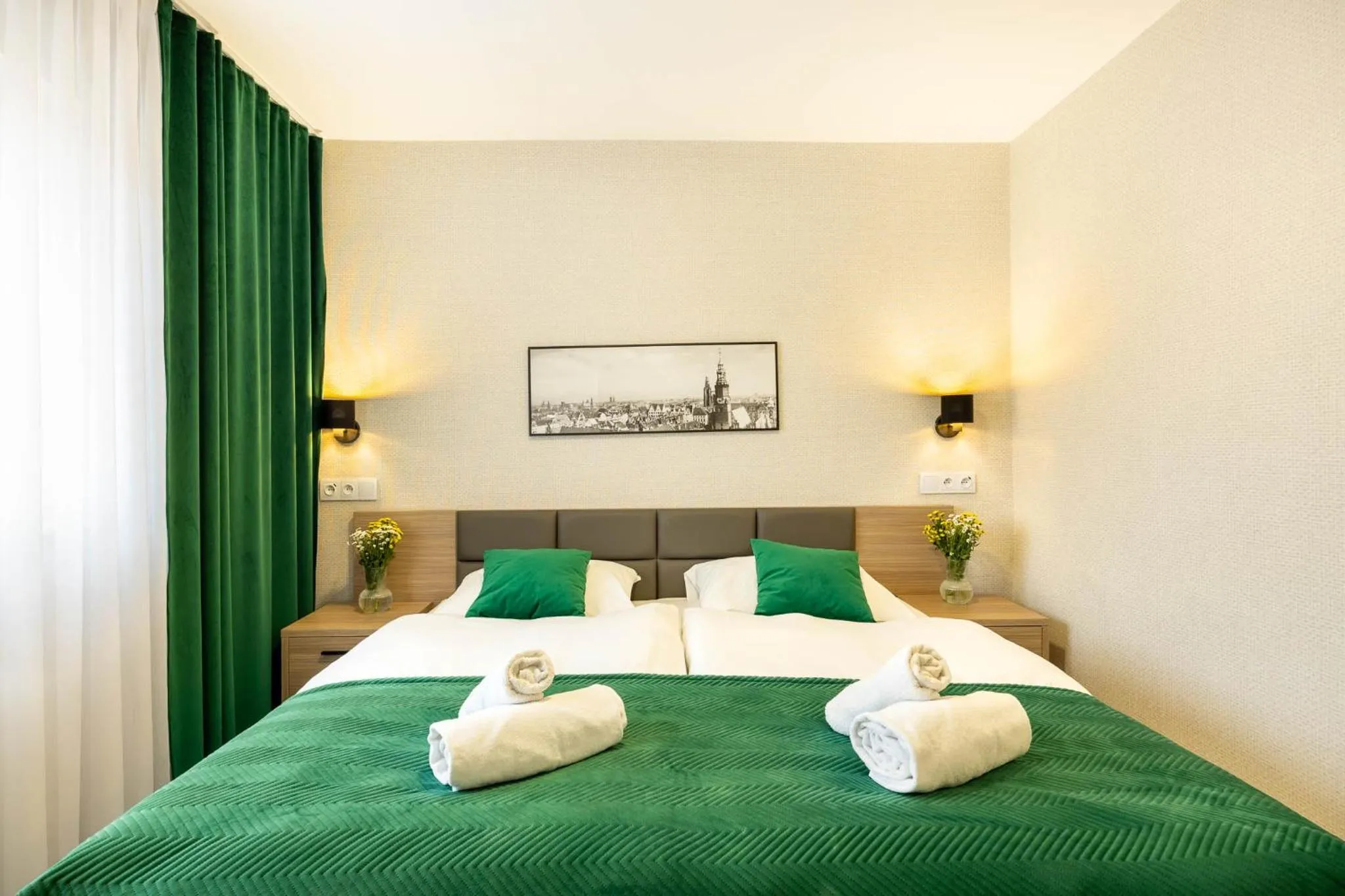 Bed in Hotel Polonia Centrum