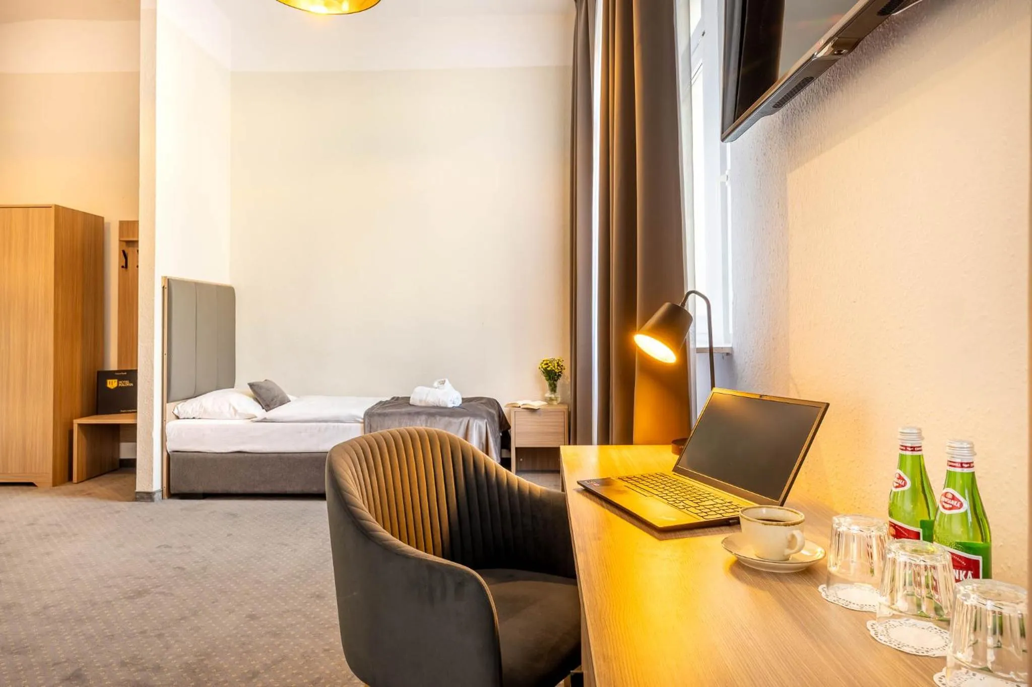 Bed in Hotel Polonia Centrum