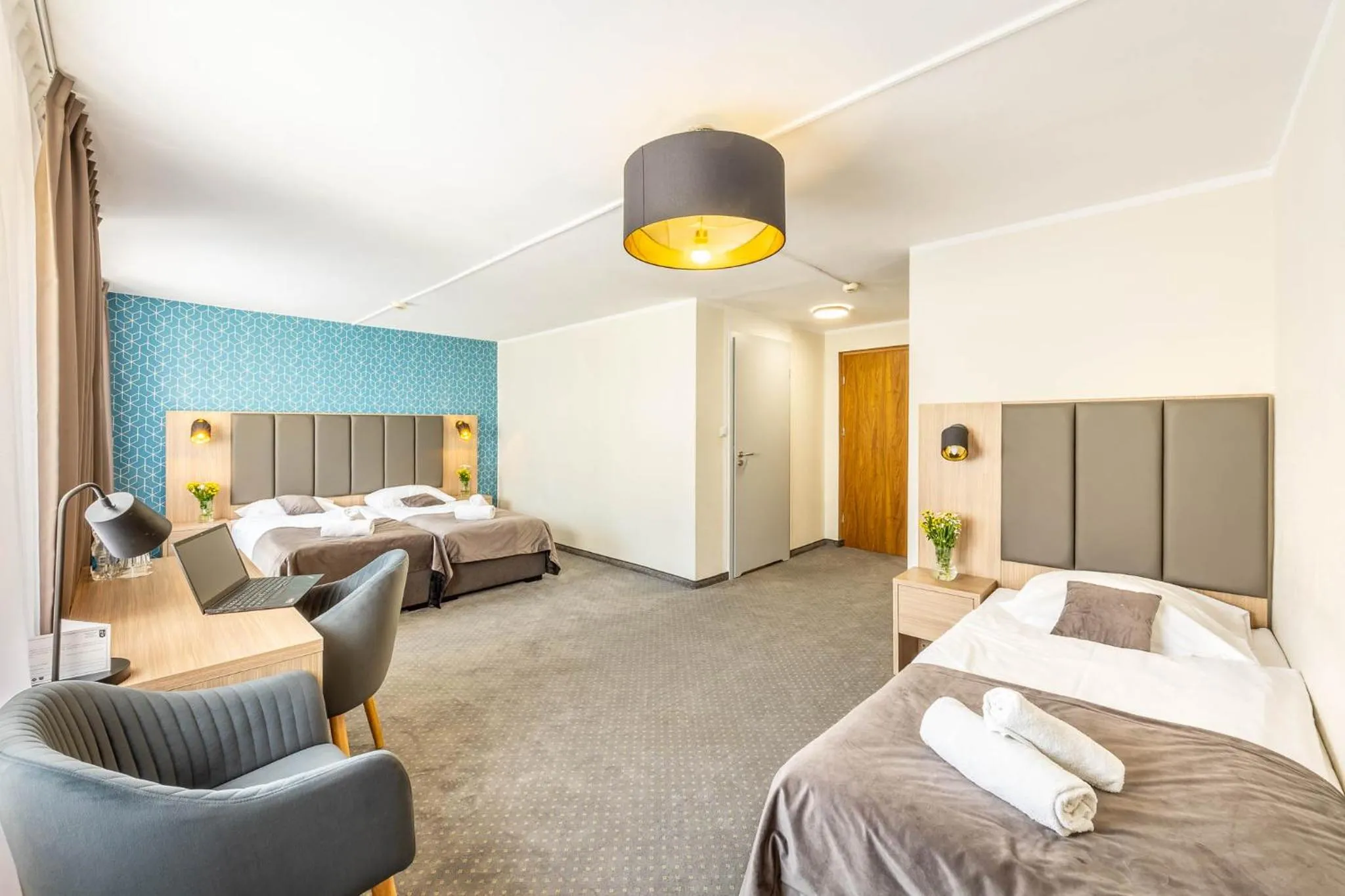 Bed in Hotel Polonia Centrum