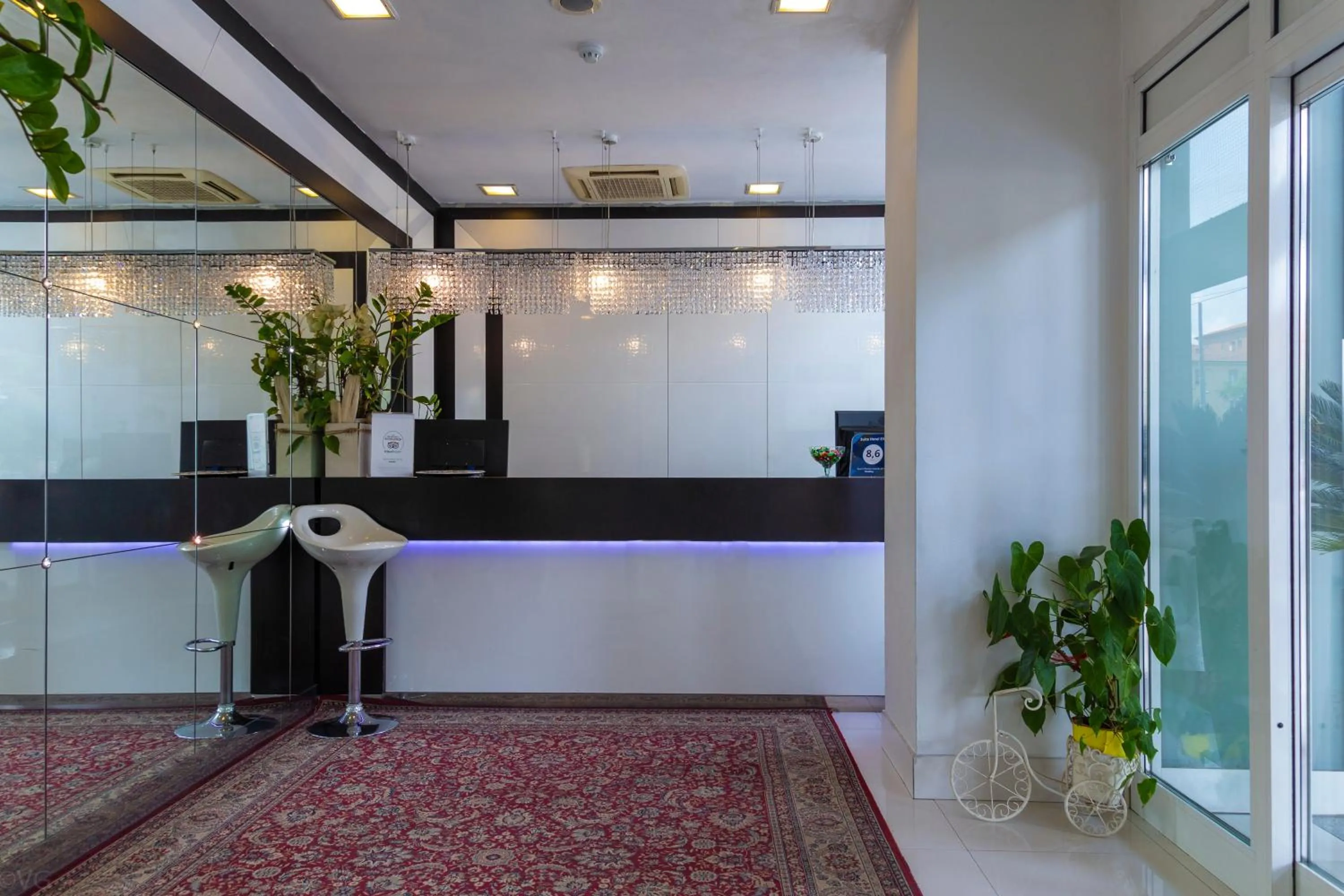 Lobby or reception in Suite Hotel Elite