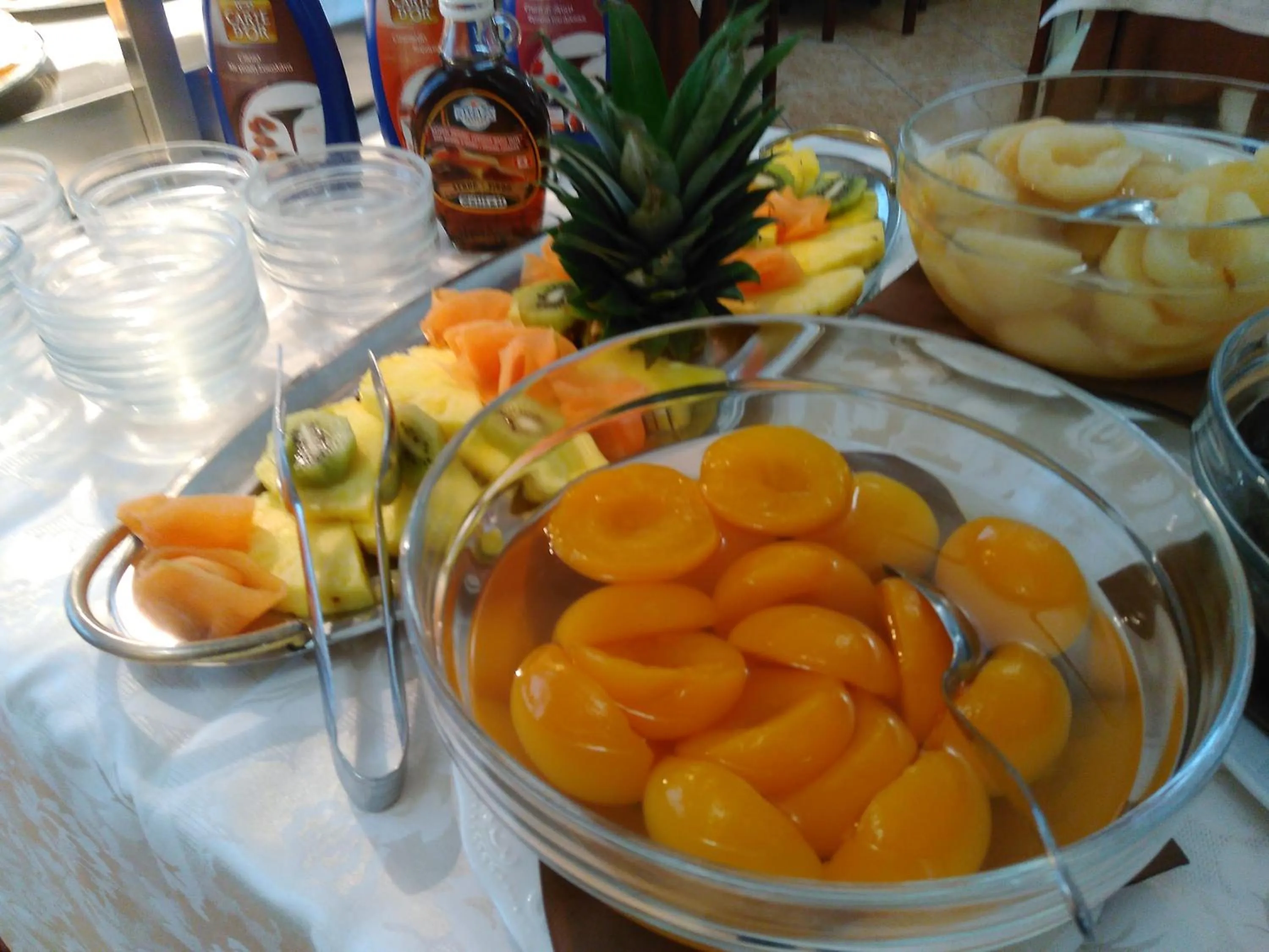 Food and drinks in Hotel Apollo