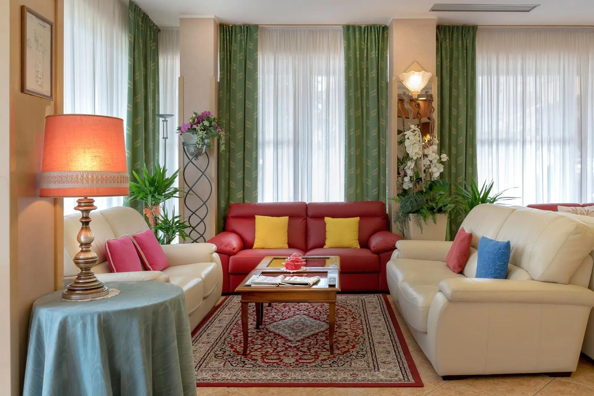 Lobby or reception in Hotel Apollo