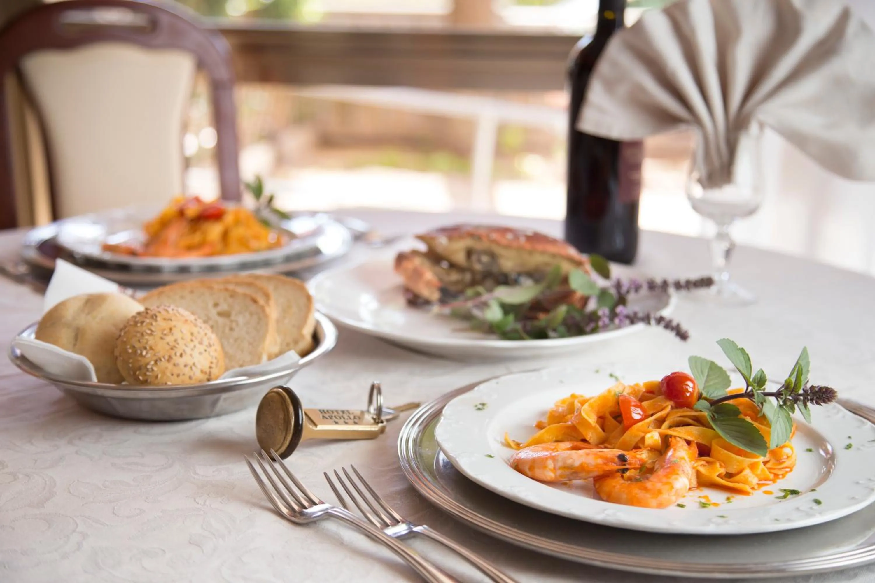 Food close-up in Hotel Apollo