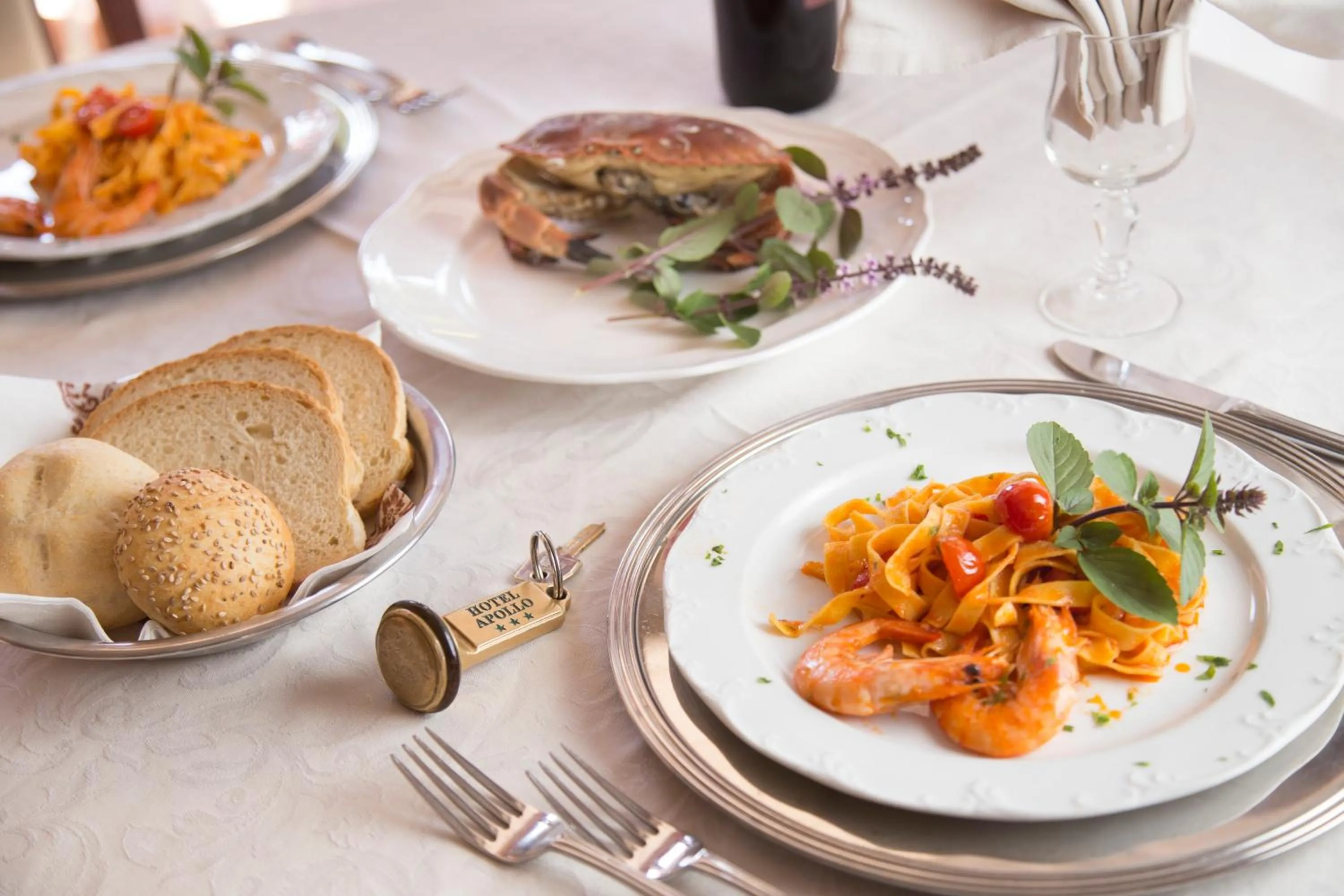 Food close-up in Hotel Apollo