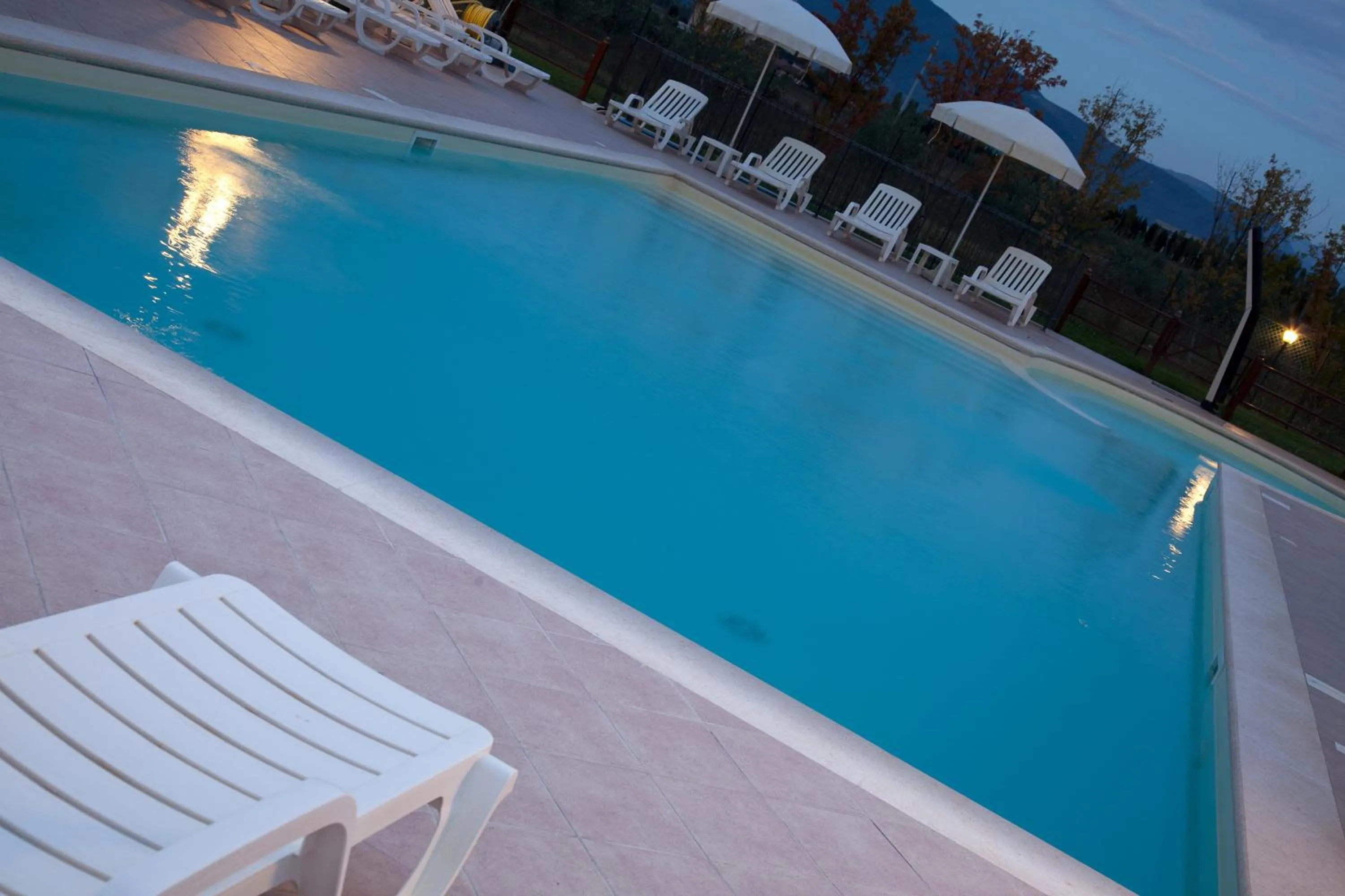 Sunset in Agriturismo Le Rondini Di Francesco Di Assisi