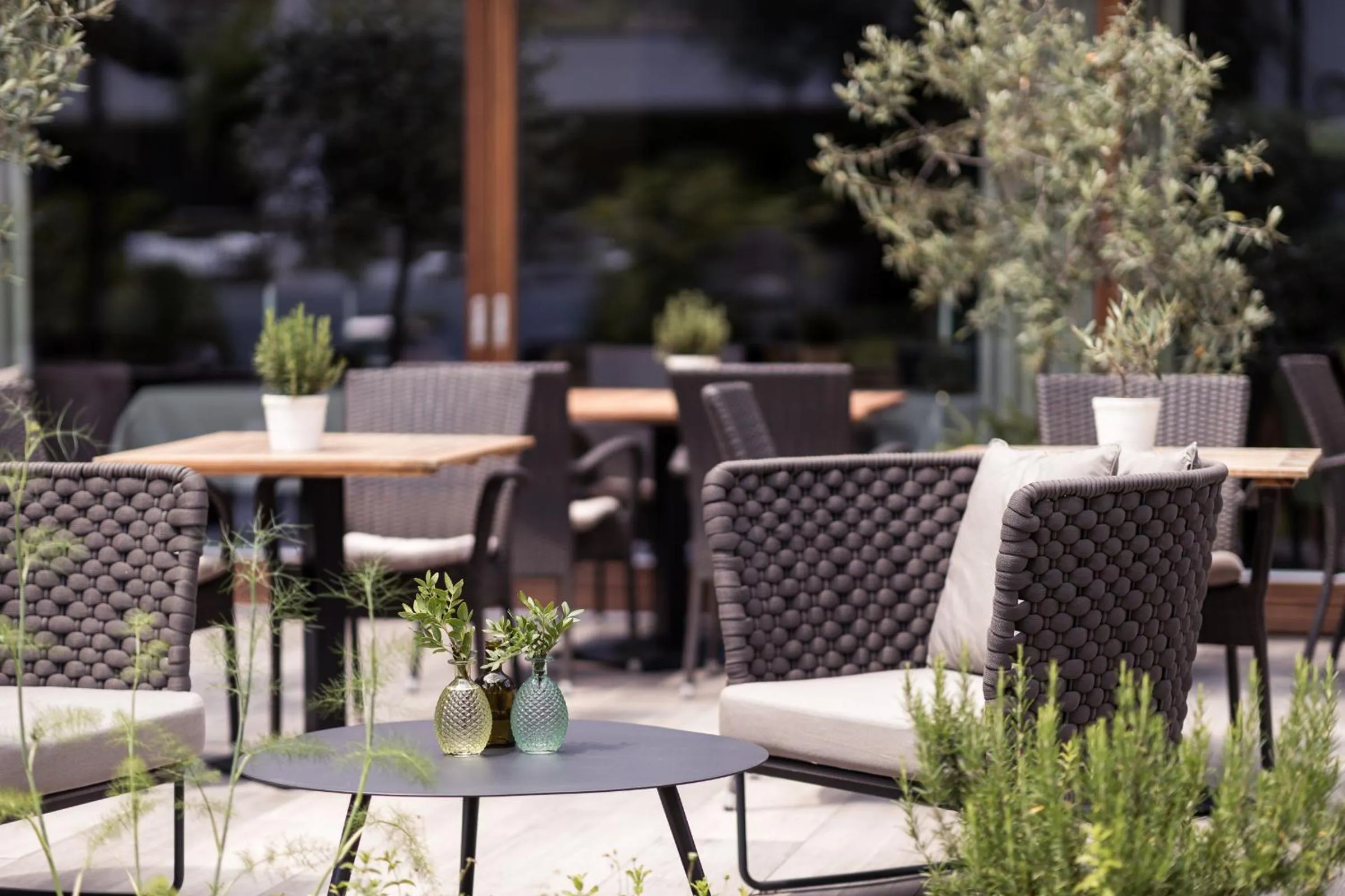 Patio in Boutique Hotel Zum Rosenbaum