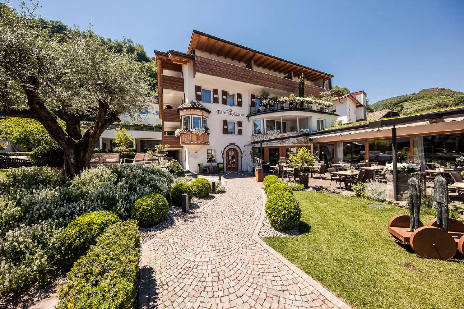 Patio in Boutique Hotel Zum Rosenbaum